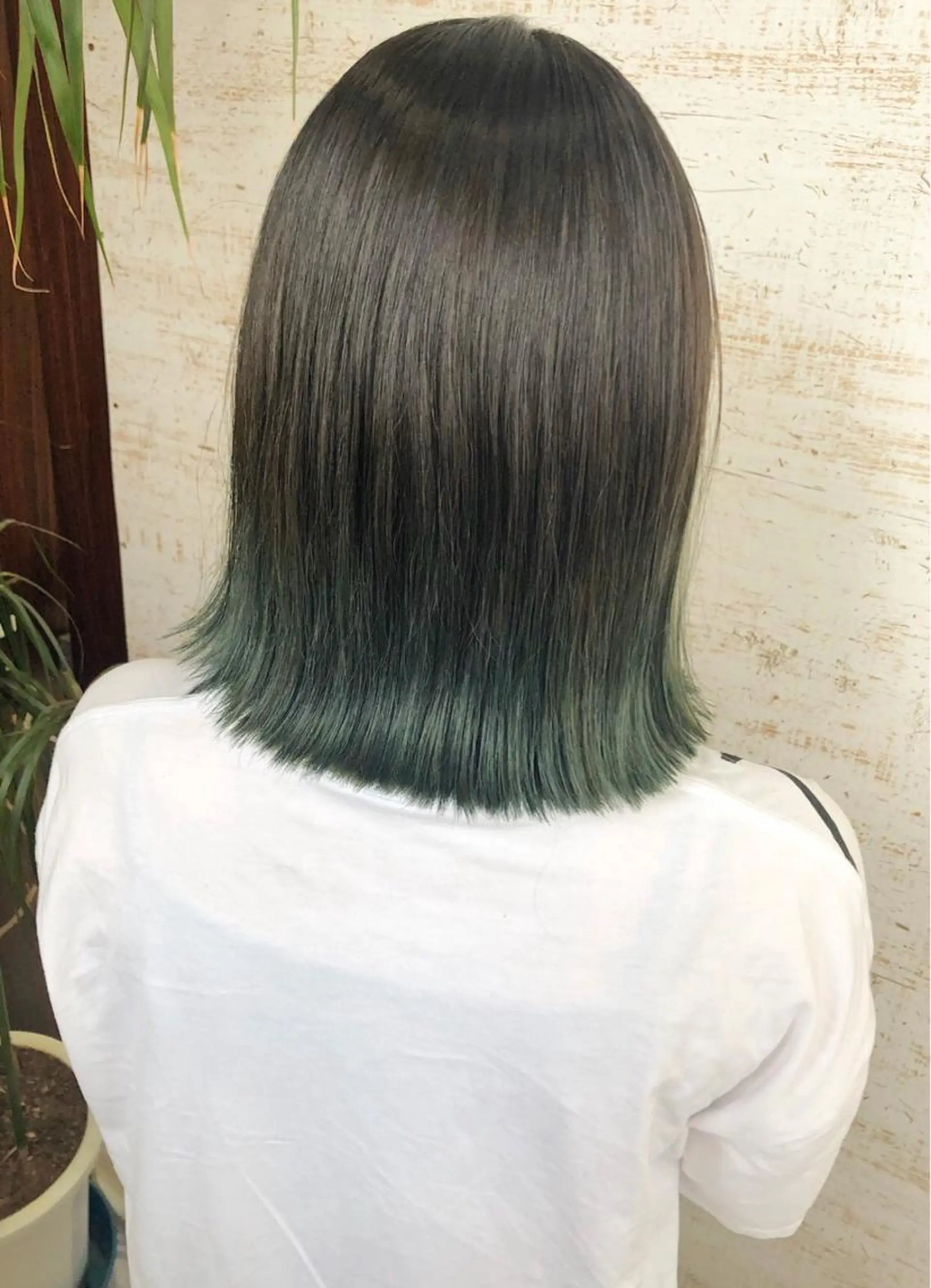 ミディアム カラー ケアブリーチ /髪質 改善/古橋圭史郎のヘアスタイル