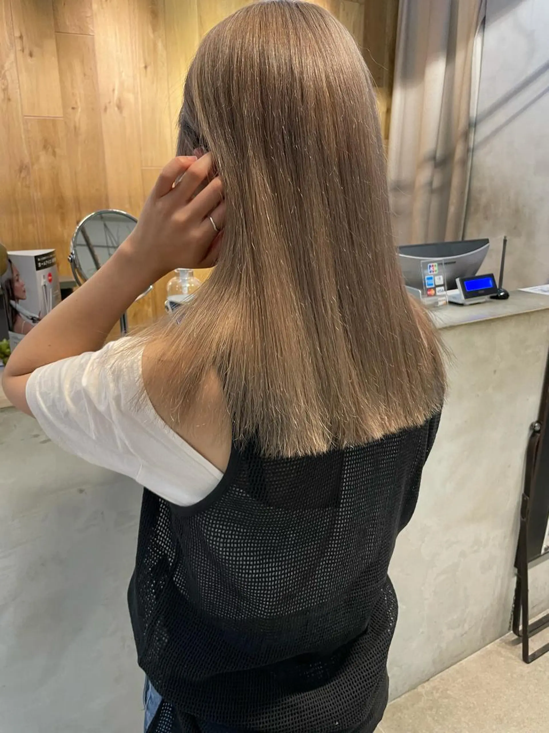 ロング 小顔レイヤー×コンパ クトボブ/林隆平のヘアスタイル