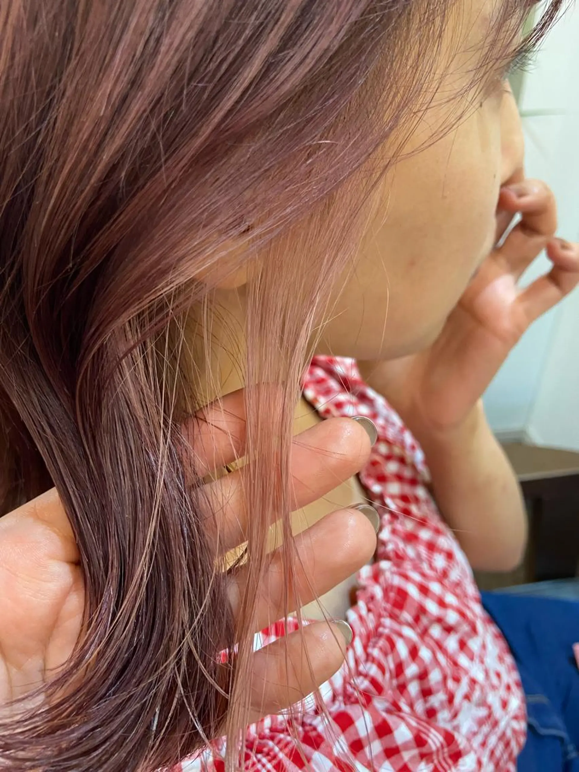 カラー Lamana所属・透明感カラー/ 加瀬たまものヘアスタイル