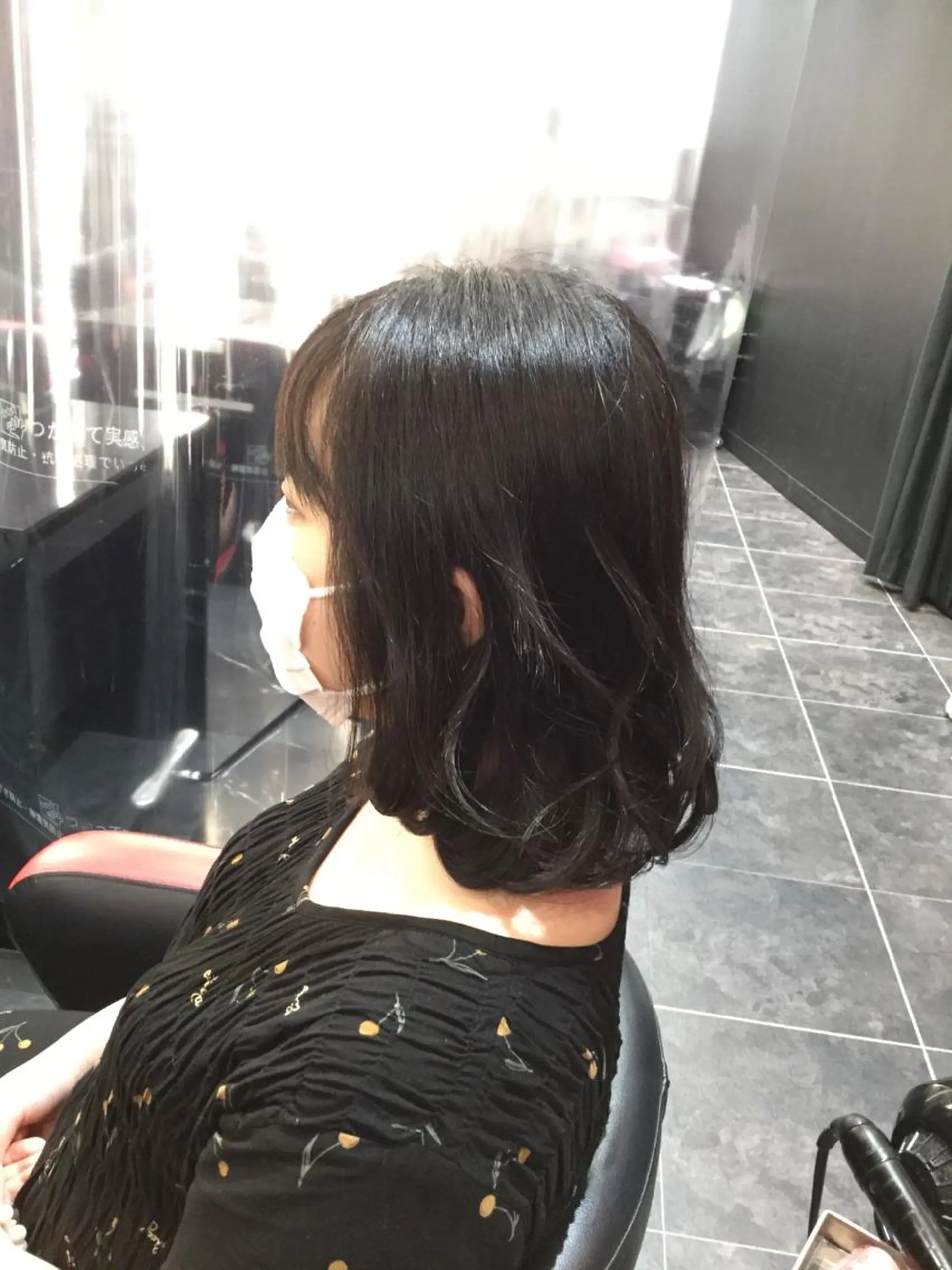 ミディアム Annon プライベートサロンのヘアスタイル