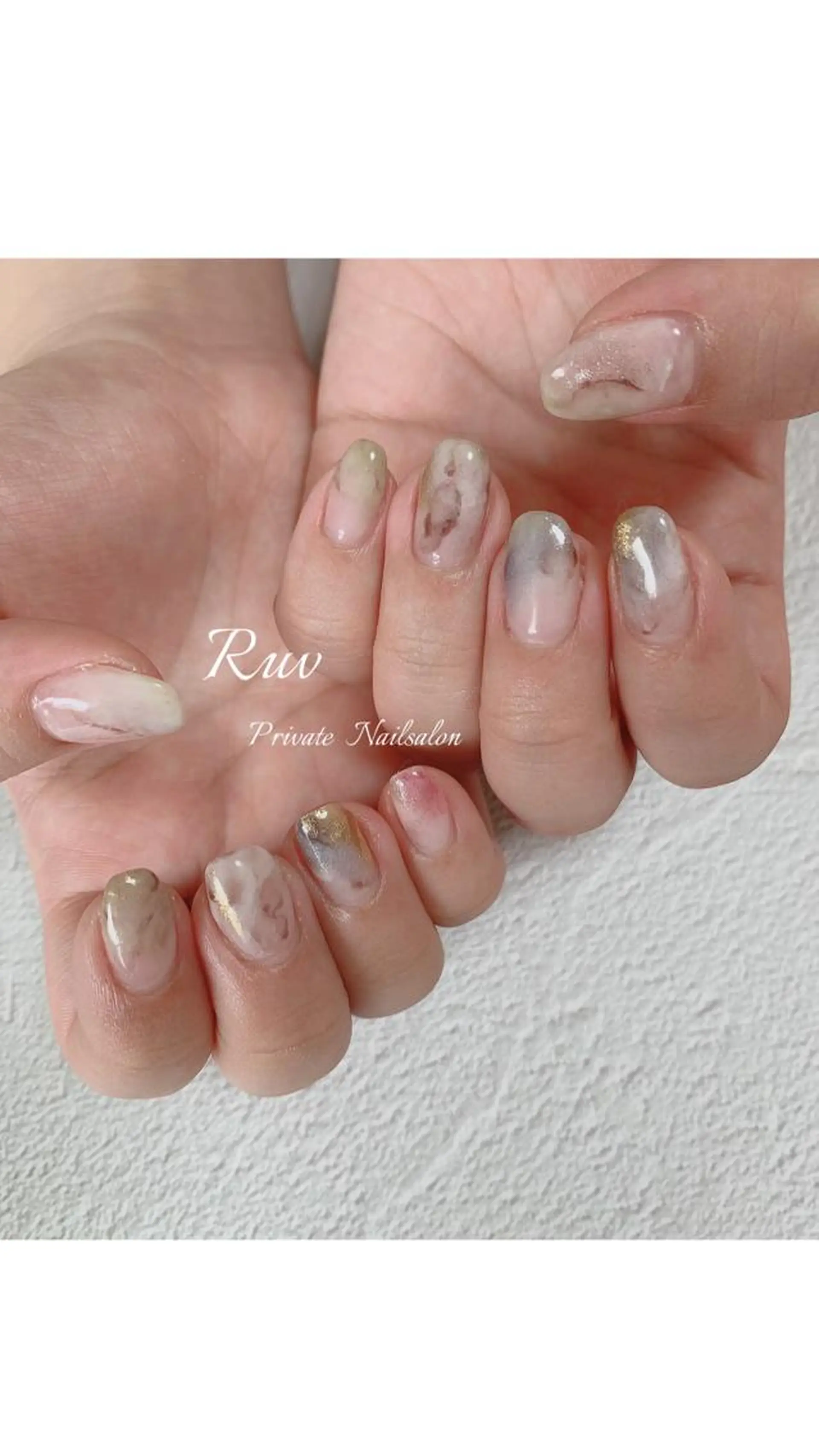 ネイル ハンドネイル プライベート ネイルサロン　ルヴのネイルデザイン