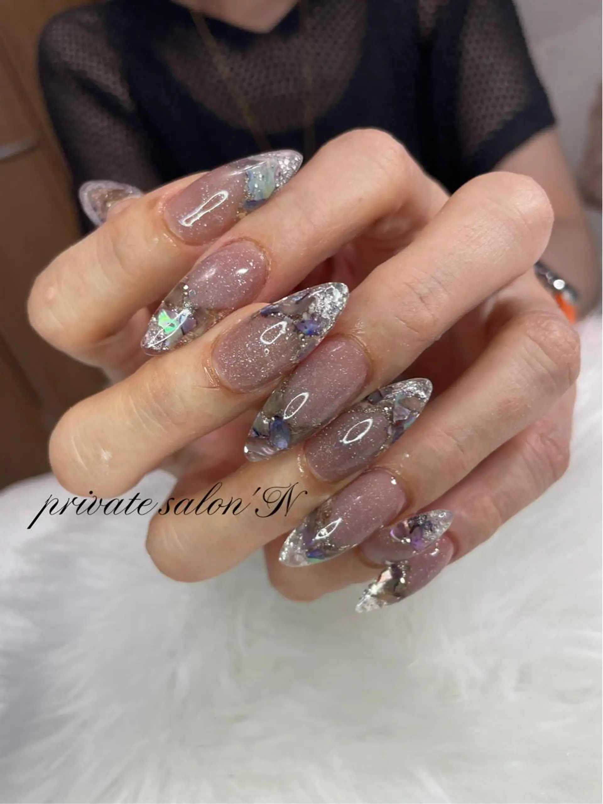 ネイル フレンチネイル ロングネイル スカルプネイル 夏ネイル BINERVA所属・BINERVA nail salonのネイルデザイン