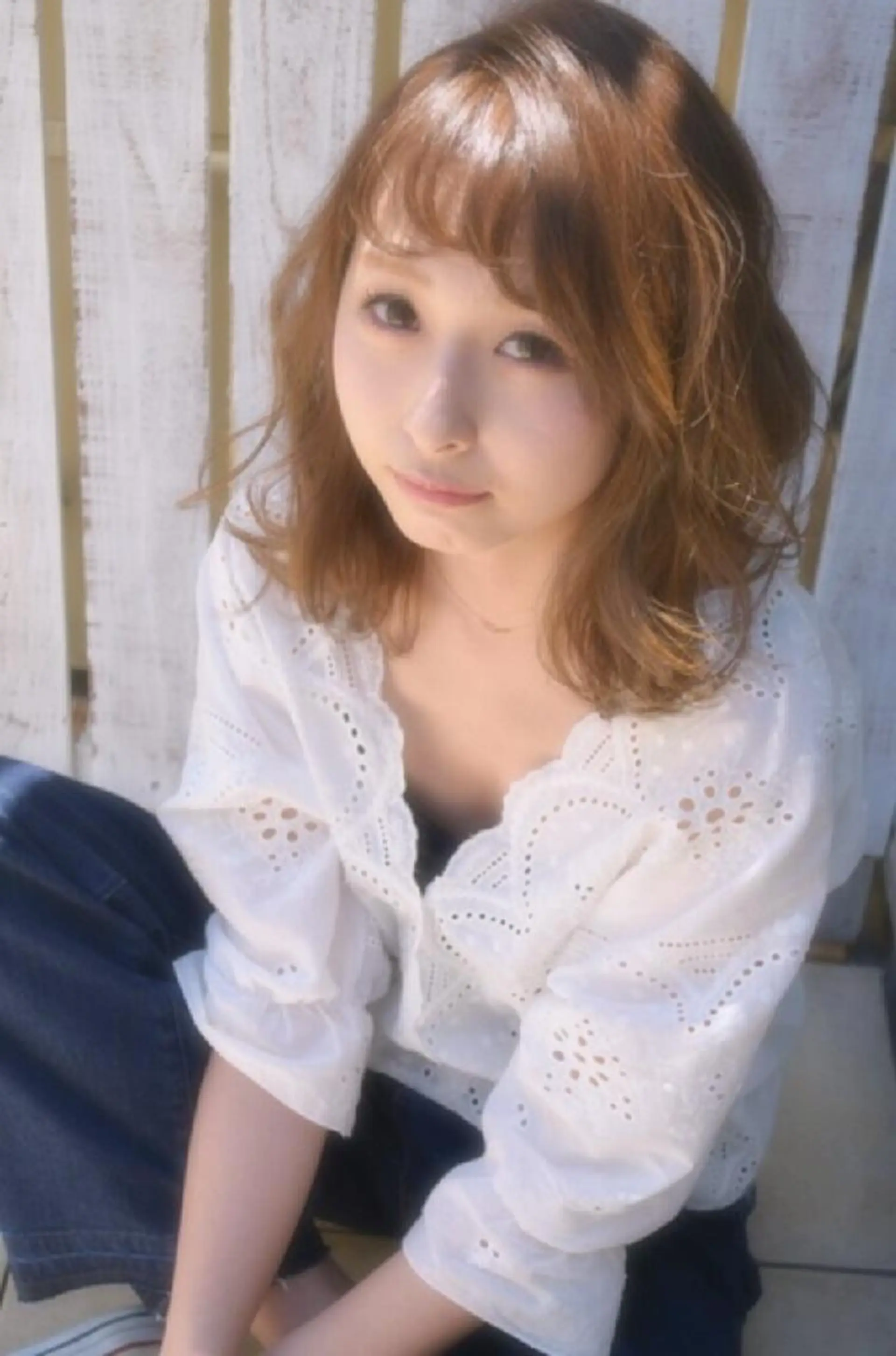 セミロング カラー ヘアアレンジ ナカシマ  アユミのヘアスタイル