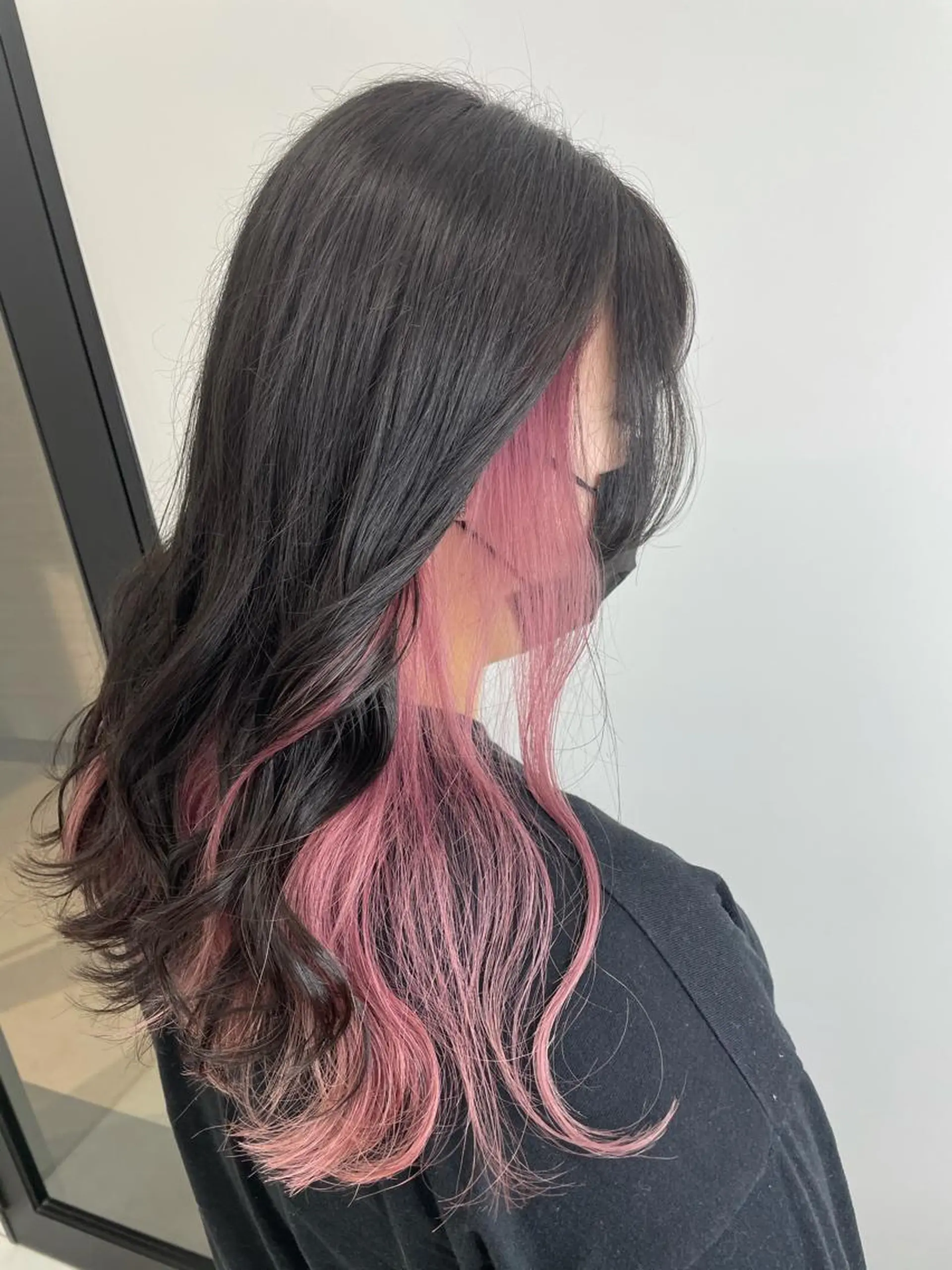 セミロング 手島 カミラのヘアスタイル