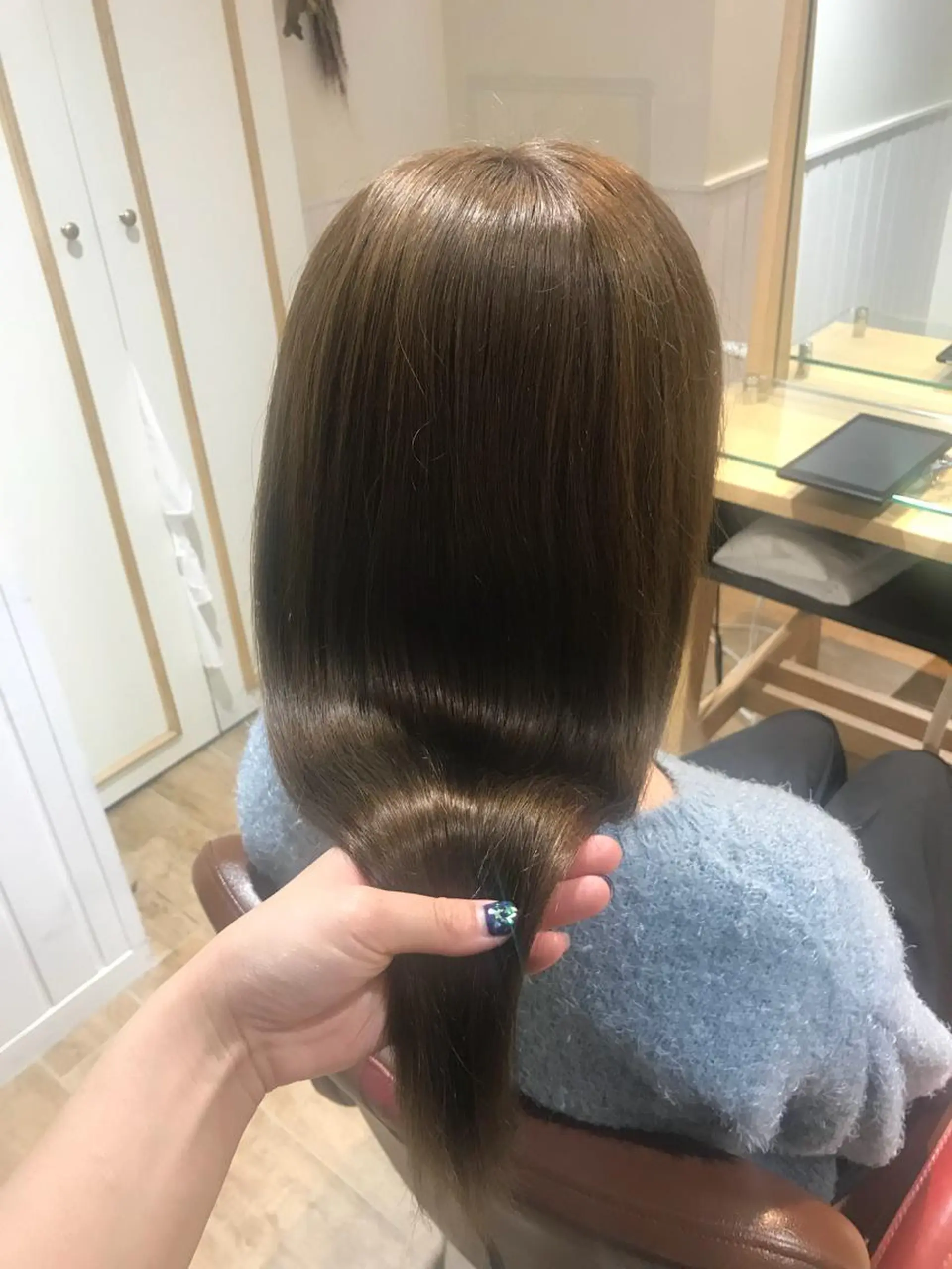 ロング カラー アッシュ パーマ×ウルフカット koya☆のヘアスタイル