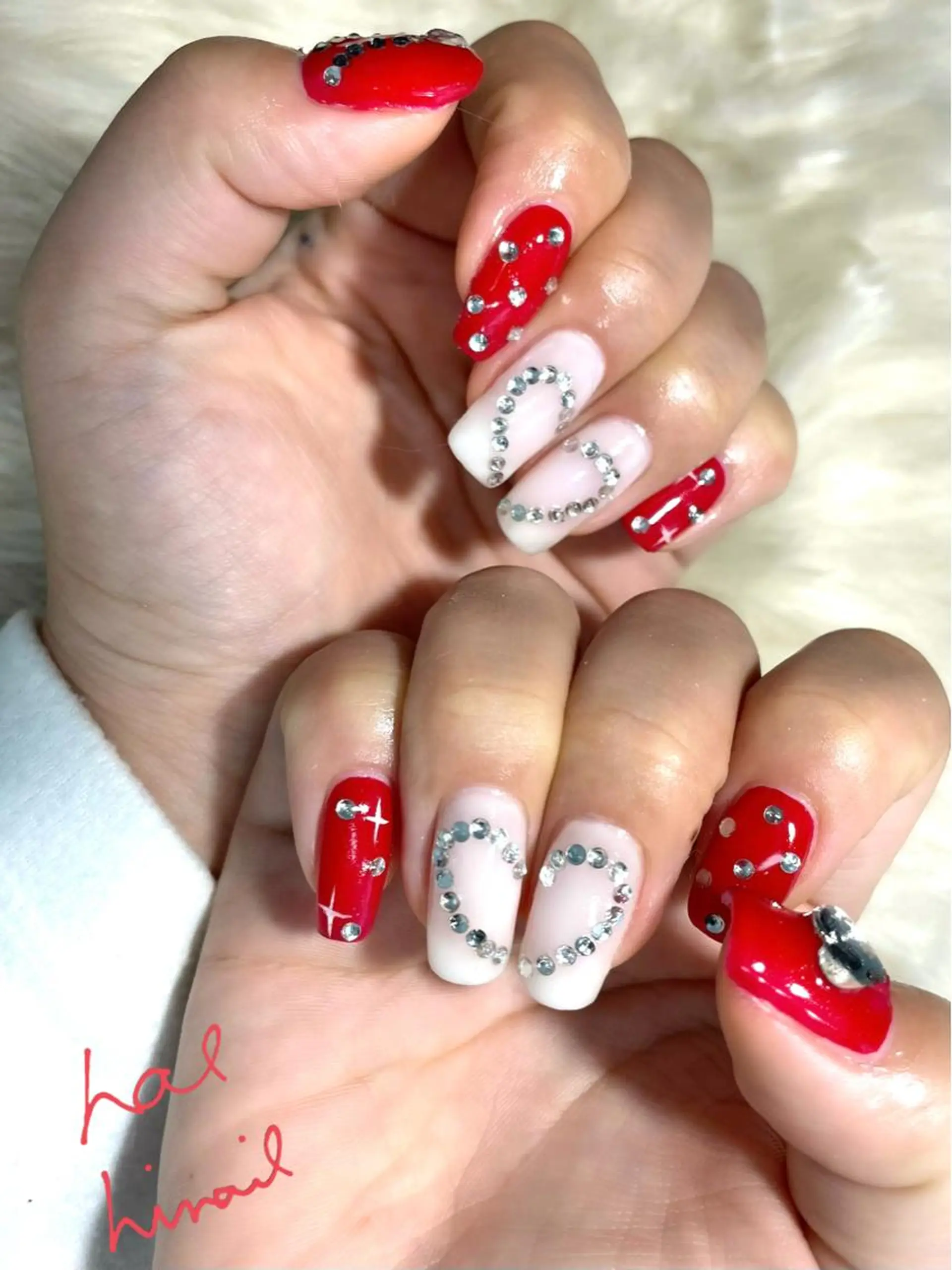 ネイル ハート はるひな ねいるのネイルデザイン