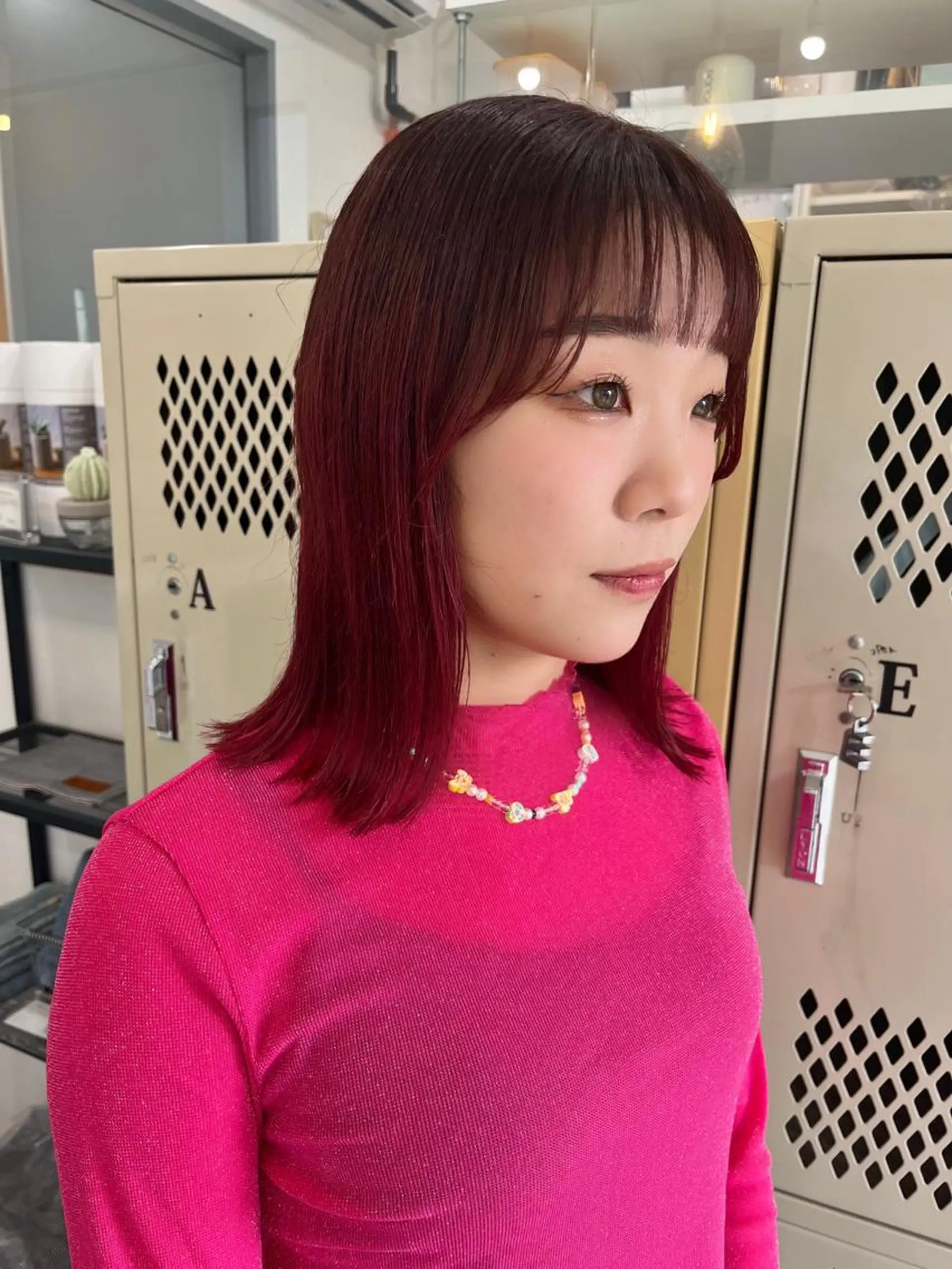 ミディアム カラー カット ヘアカラー トリートメント 🌼sunc HINAMI🌼のヘアスタイル