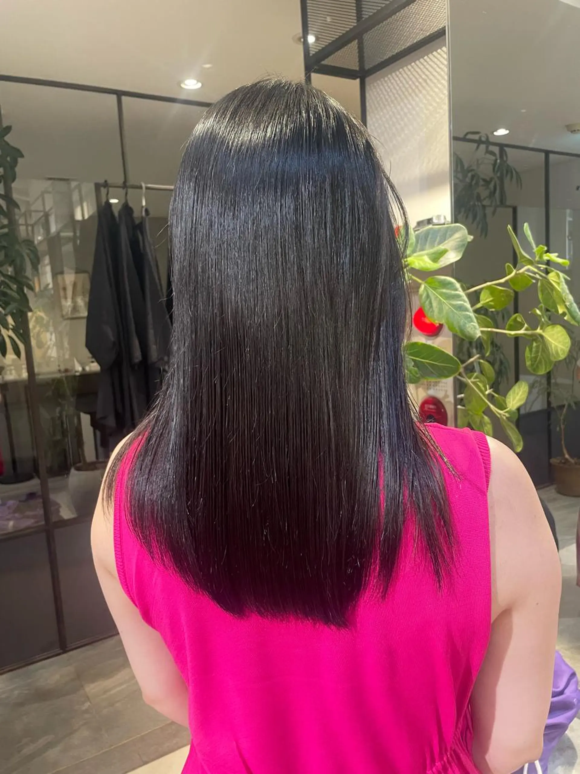 ロング パーマ 縮毛矯正 risa 。のヘアスタイル