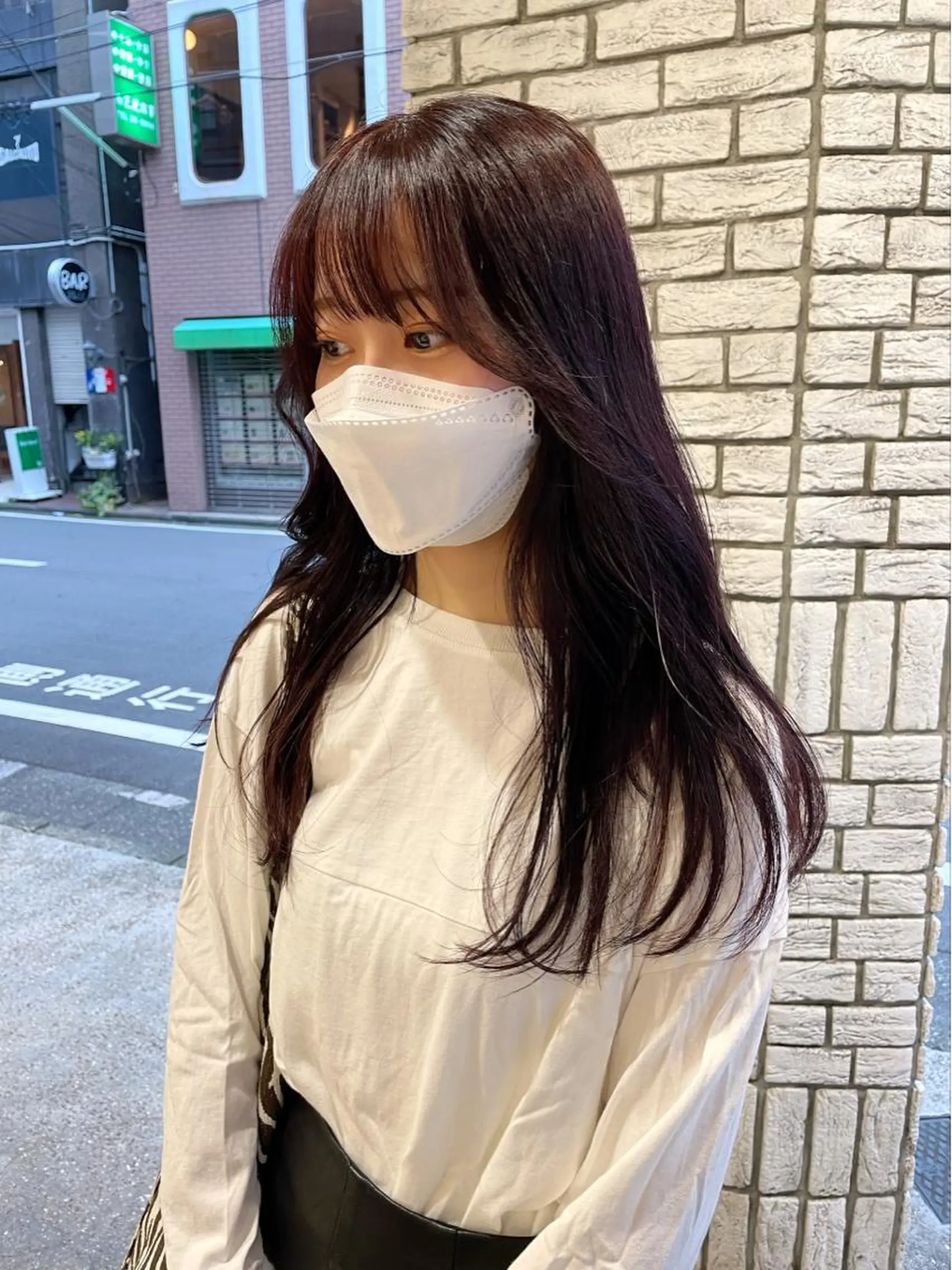 ロング カラー カット ヘアカラー トリートメント haru/レイヤー/ ウルフのヘアスタイル