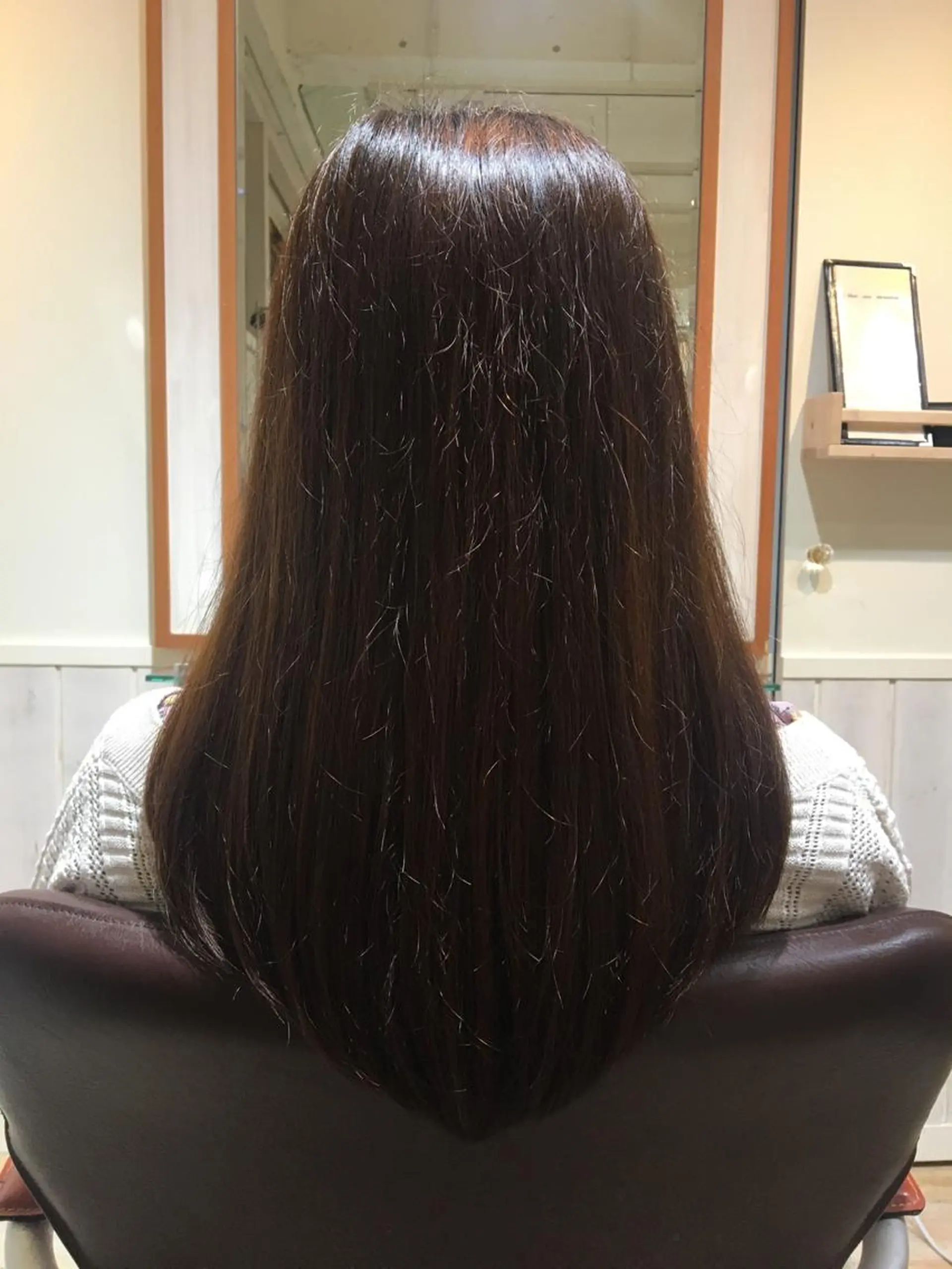 ロング ボブ/美髪矯正 /佐藤　奈巳のヘアスタイル
