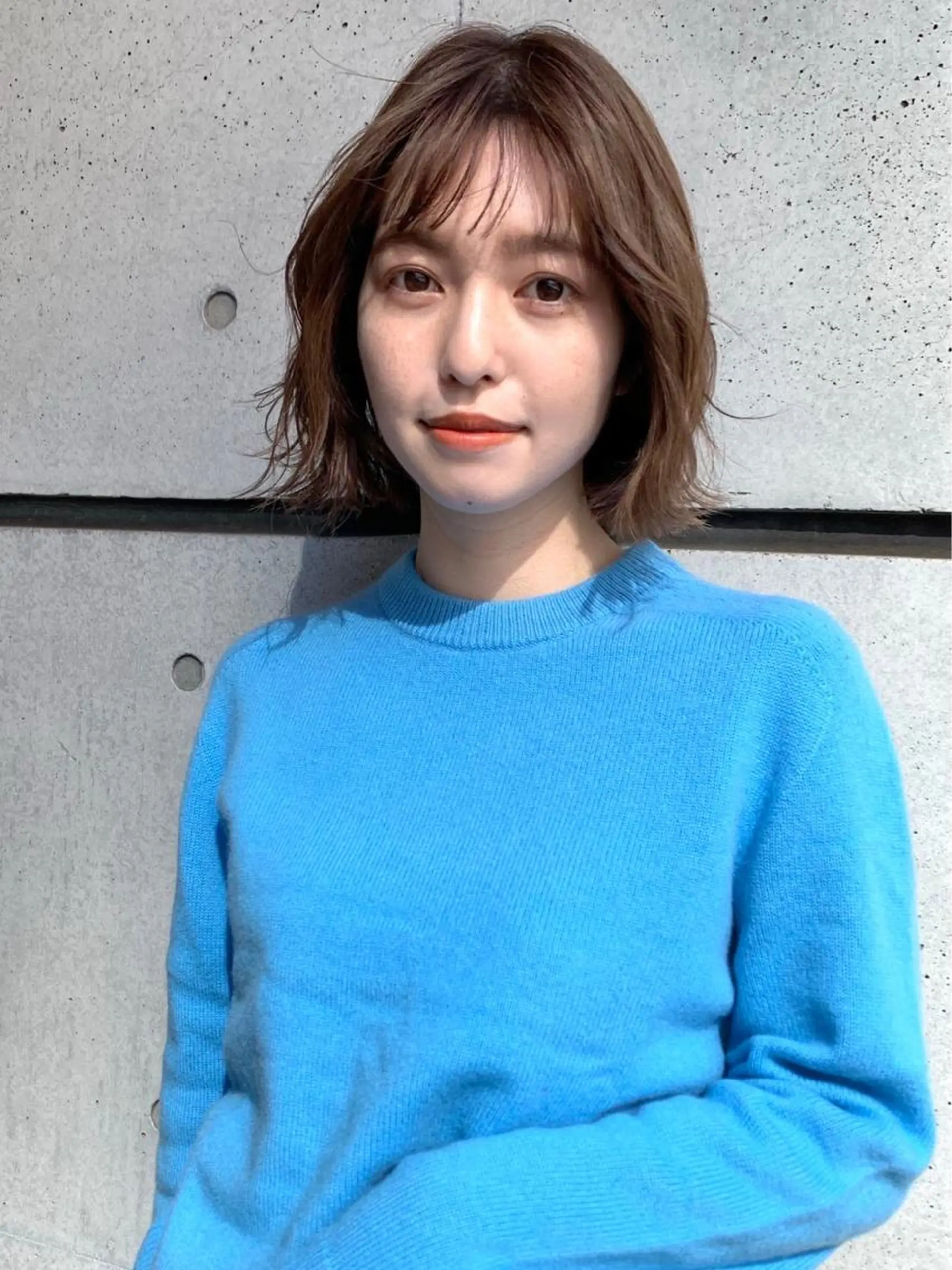 ミディアム ミディアムパーマ カット ヘアカラー パーマ トリートメント Toiro 中目黒のヘアスタイル