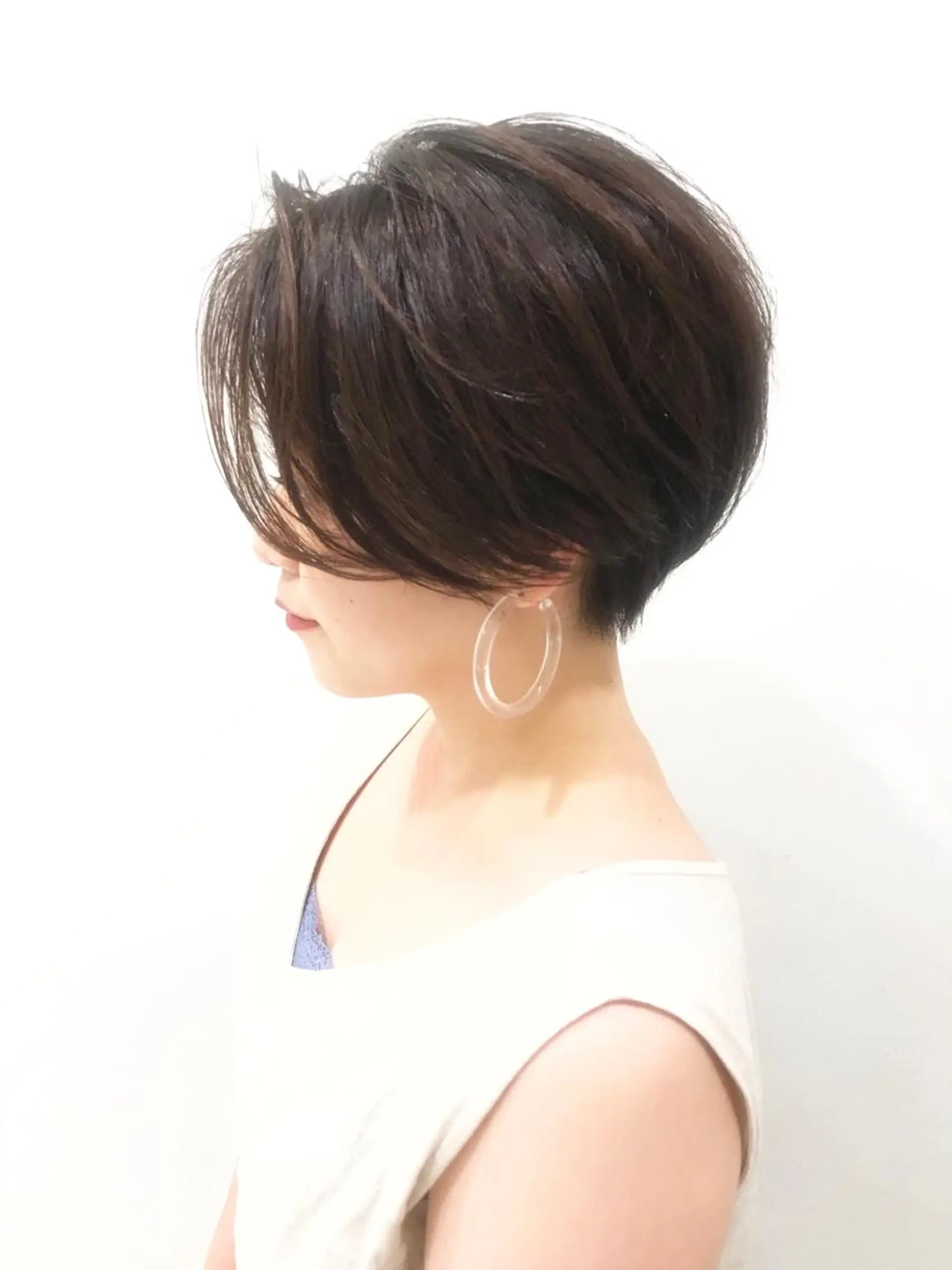 ショート クロスパーマ松永裕久 似合わせカットのヘアスタイル