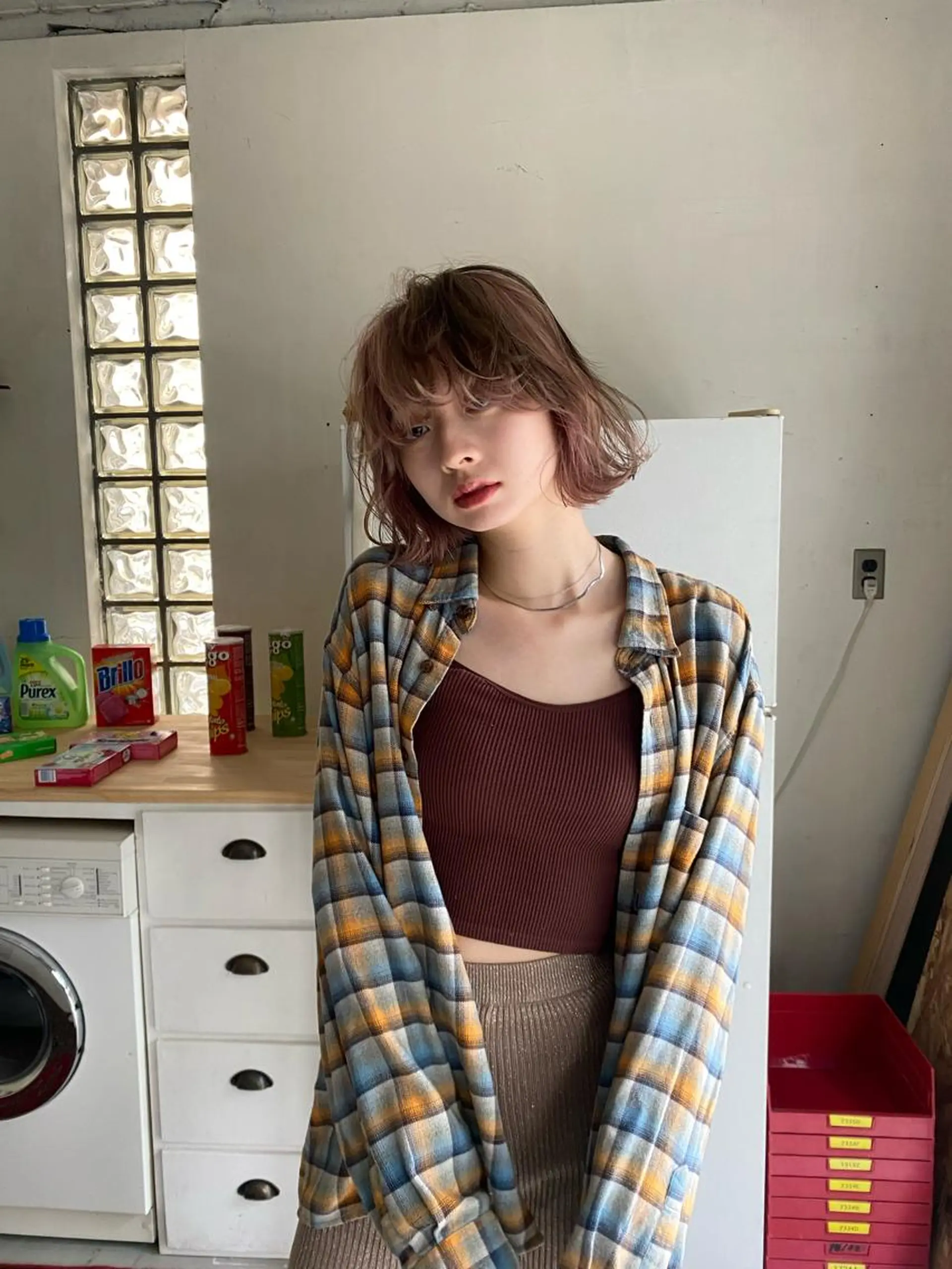 ミディアム カラー レイヤー特化🪽 yuka【高円寺】のヘアスタイル