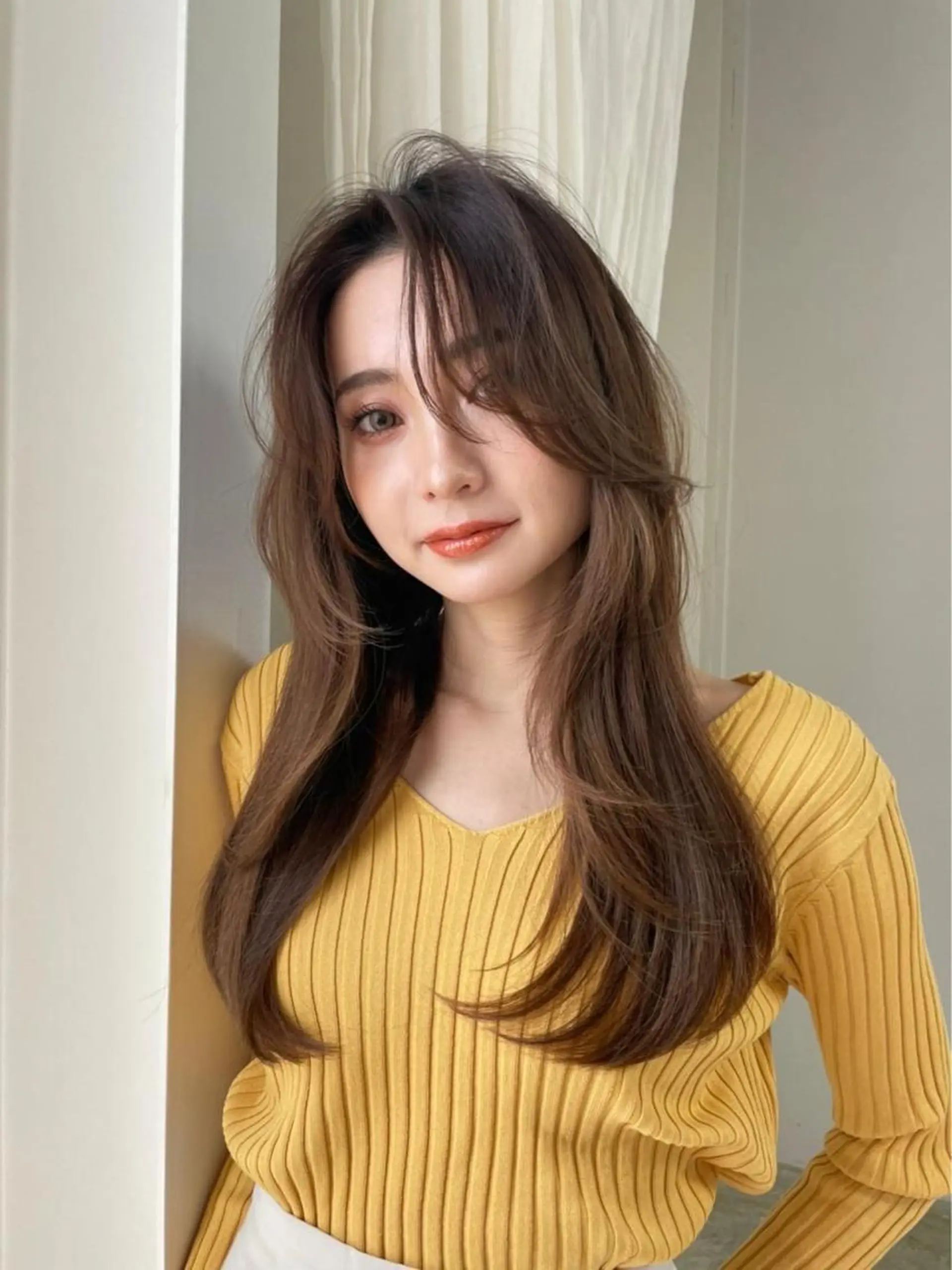 ロング 韓国ヘア🕊村上 ののこ🕊のヘアスタイル