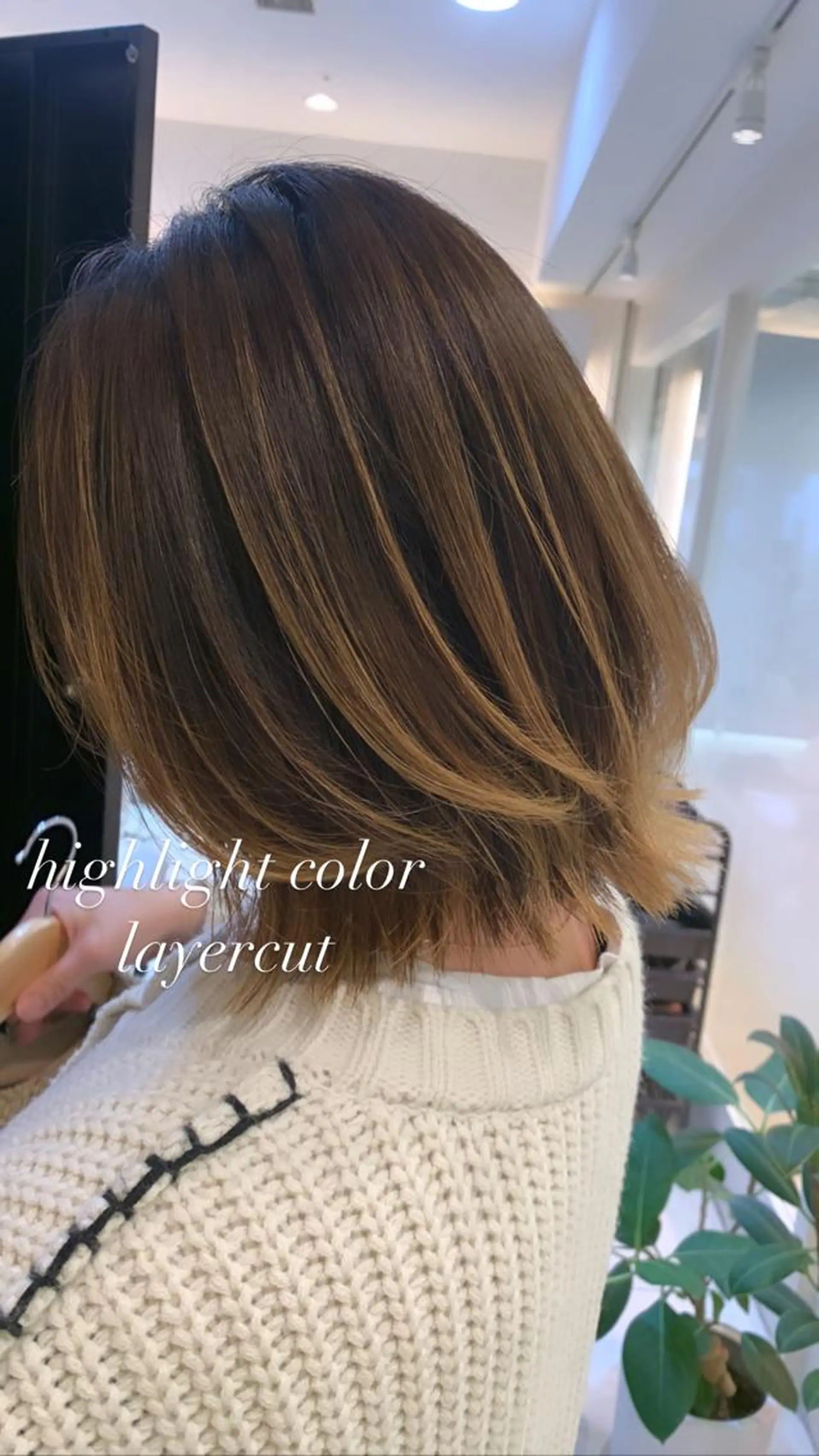 ミディアム カラー ヘアカラー ヘッドスパ 似合わせカラー/艶 髪質改善/ヨシザキのヘアスタイル