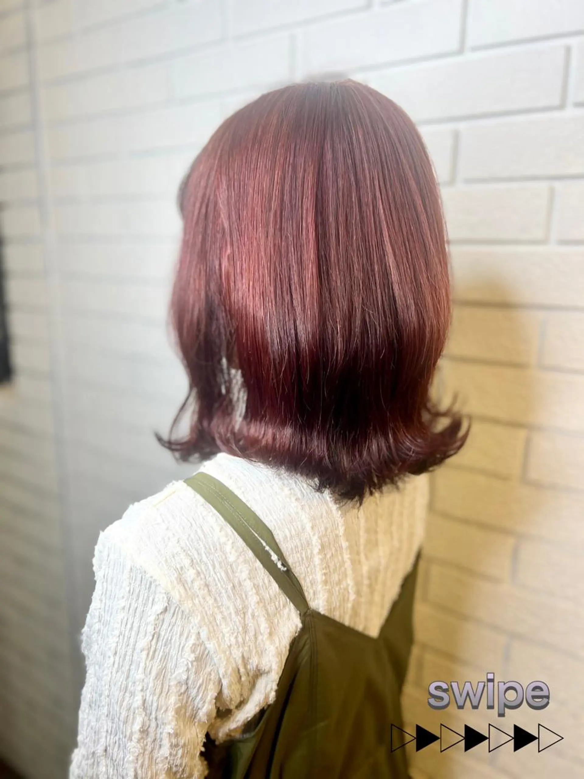 ミディアム カラー 透明感カラー ハイライトカラー ピンクカラー レッドカラー ハイライト カット ヘアカラー トリートメント 髪質改善✨艶カラー MASAYAのヘアスタイル