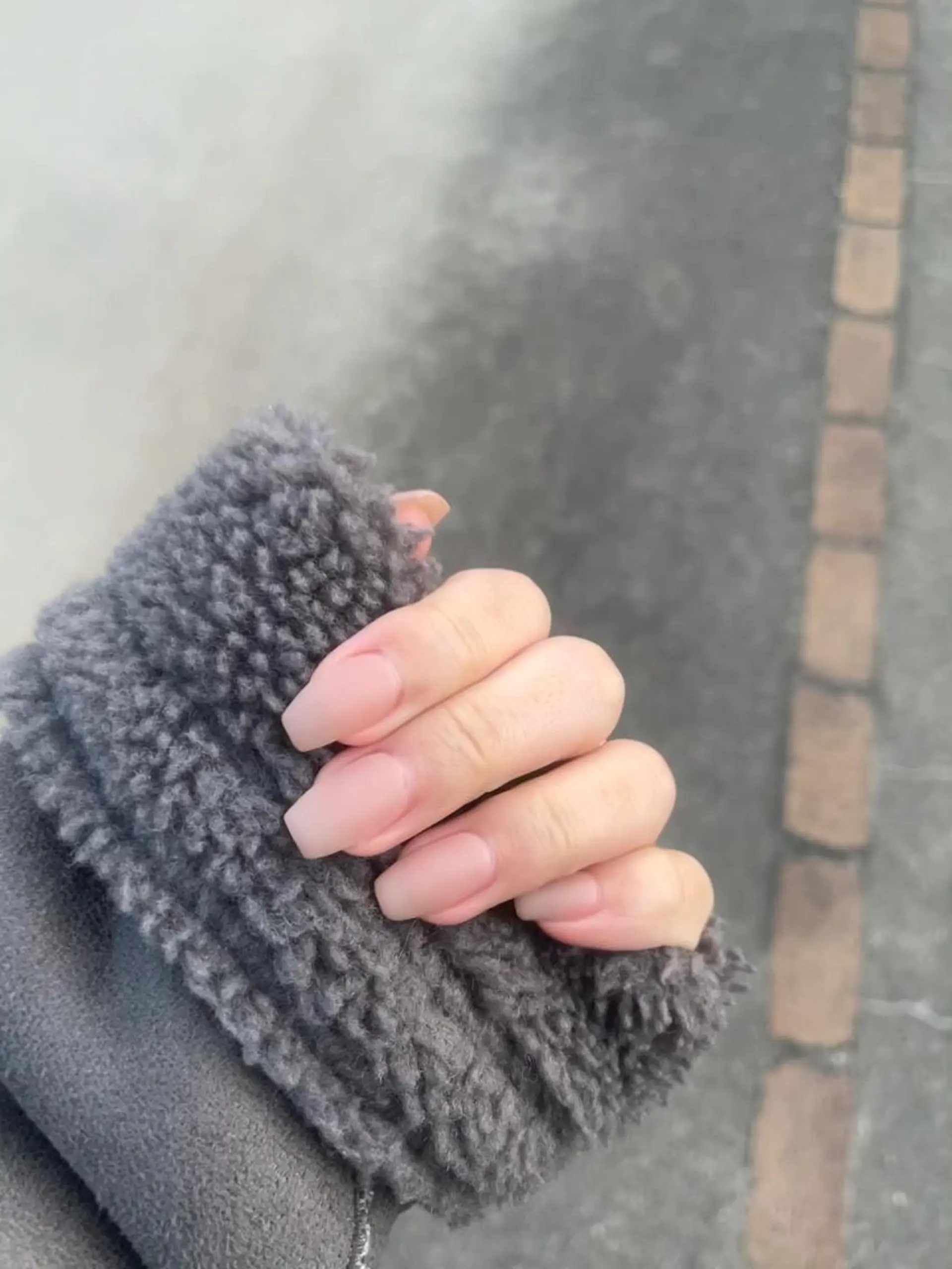 ネイル 長さ出し マットネイル ワンカラーネイル Ｍ☆NAIL asamiのネイルデザイン