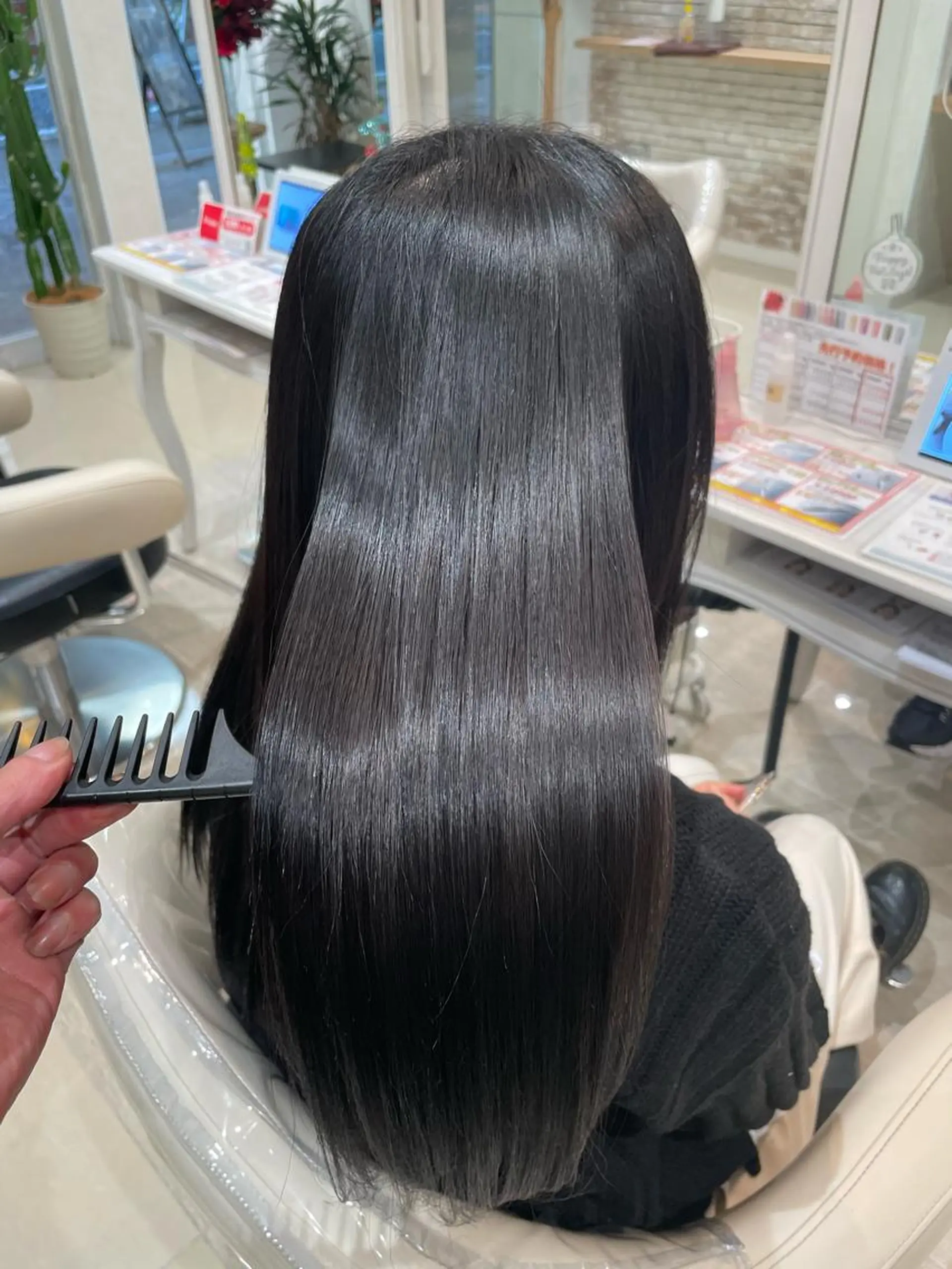 ロング ヘアカラー トリートメント ✨酸性ストレート✨ 南川だいさくのヘアスタイル