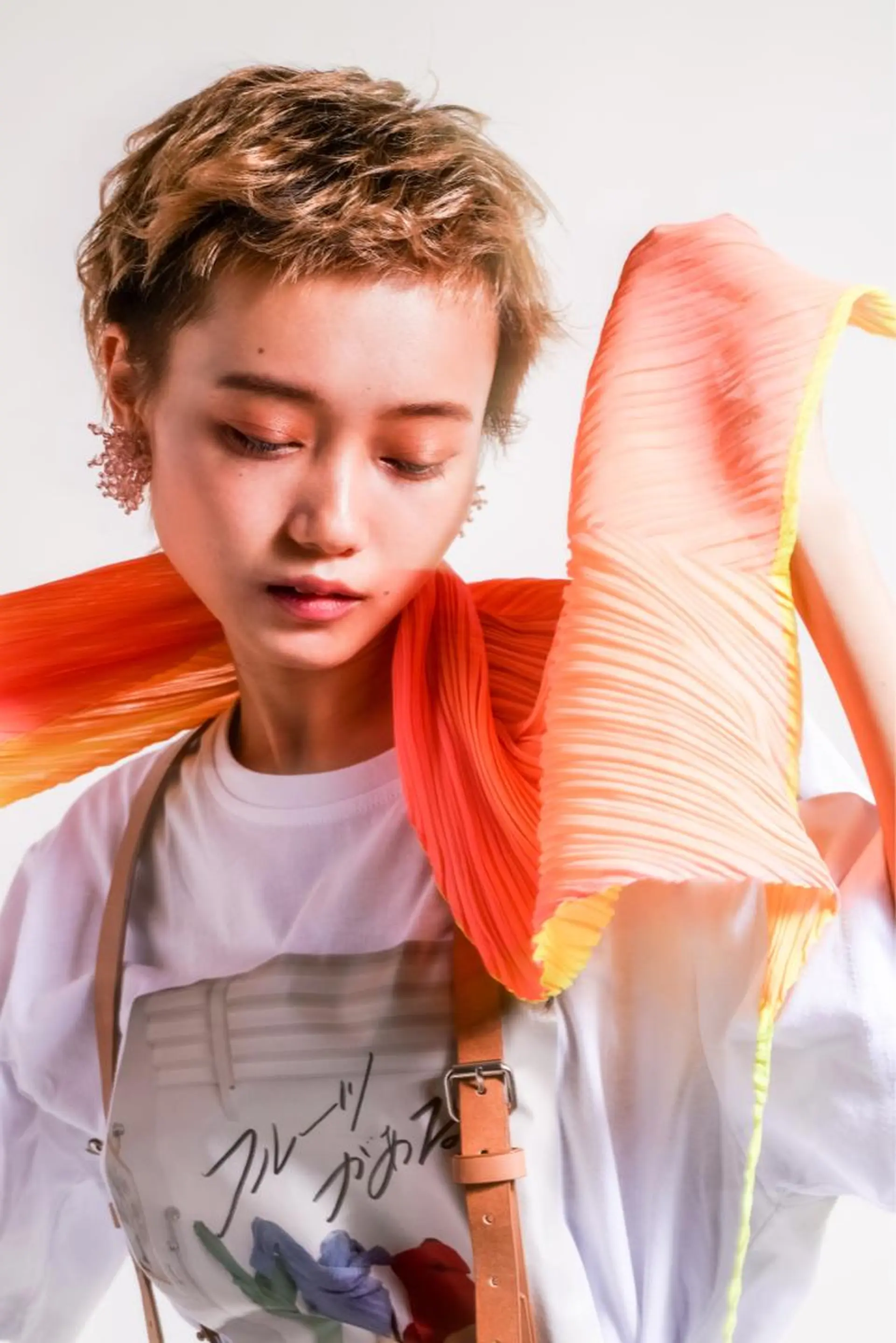 ショート カラー パーマ 田辺 貞和のヘアスタイル