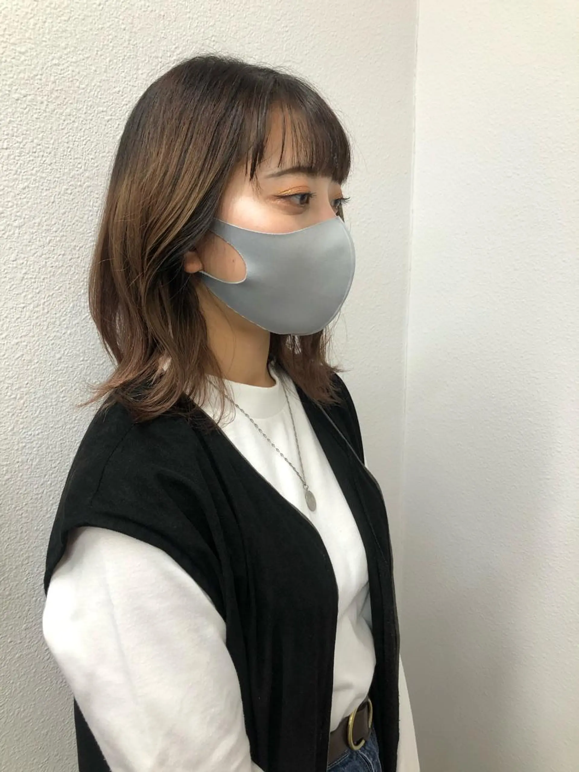 ミディアム ミディアムレイヤー レイヤーカット 外ハネヘア レイヤーカット🎀 kanaのヘアスタイル