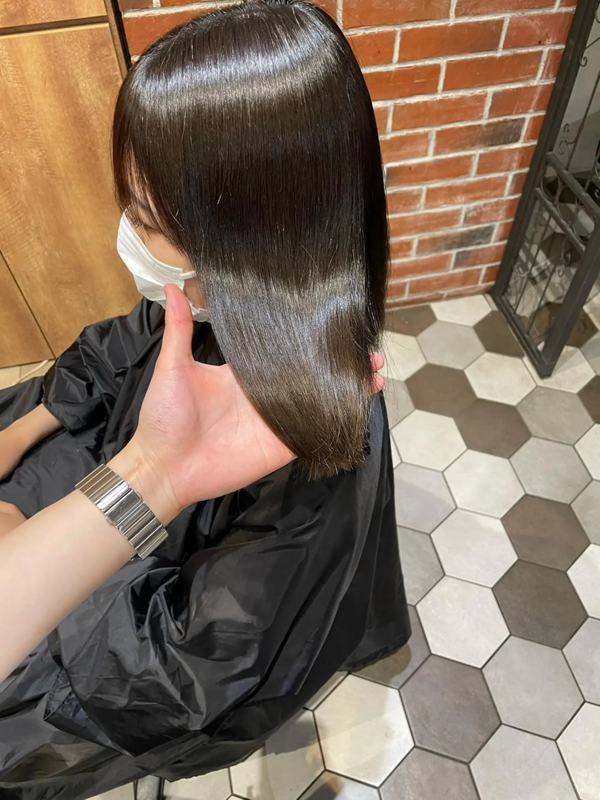 ショート 髪質改善、縮毛矯正 酸性縮毛矯正のヘアスタイル