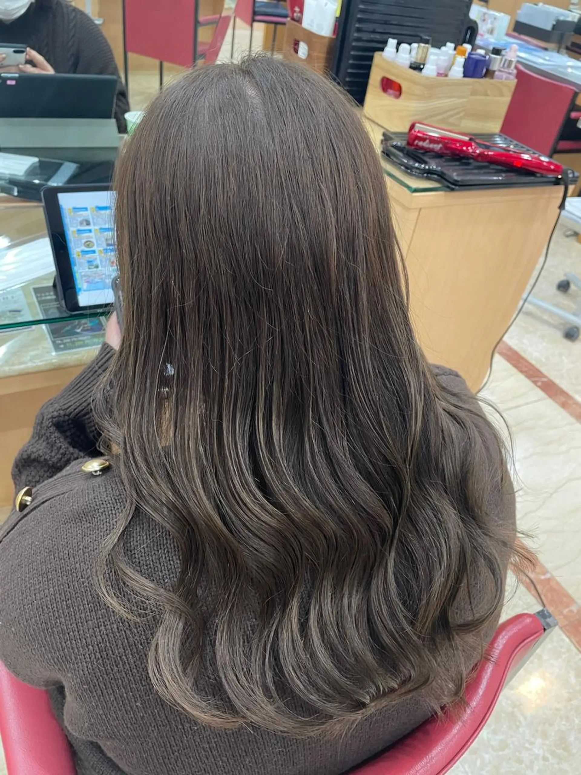 ロング カラー 透明感カラー 韓国風/亀之園 涼のヘアスタイル