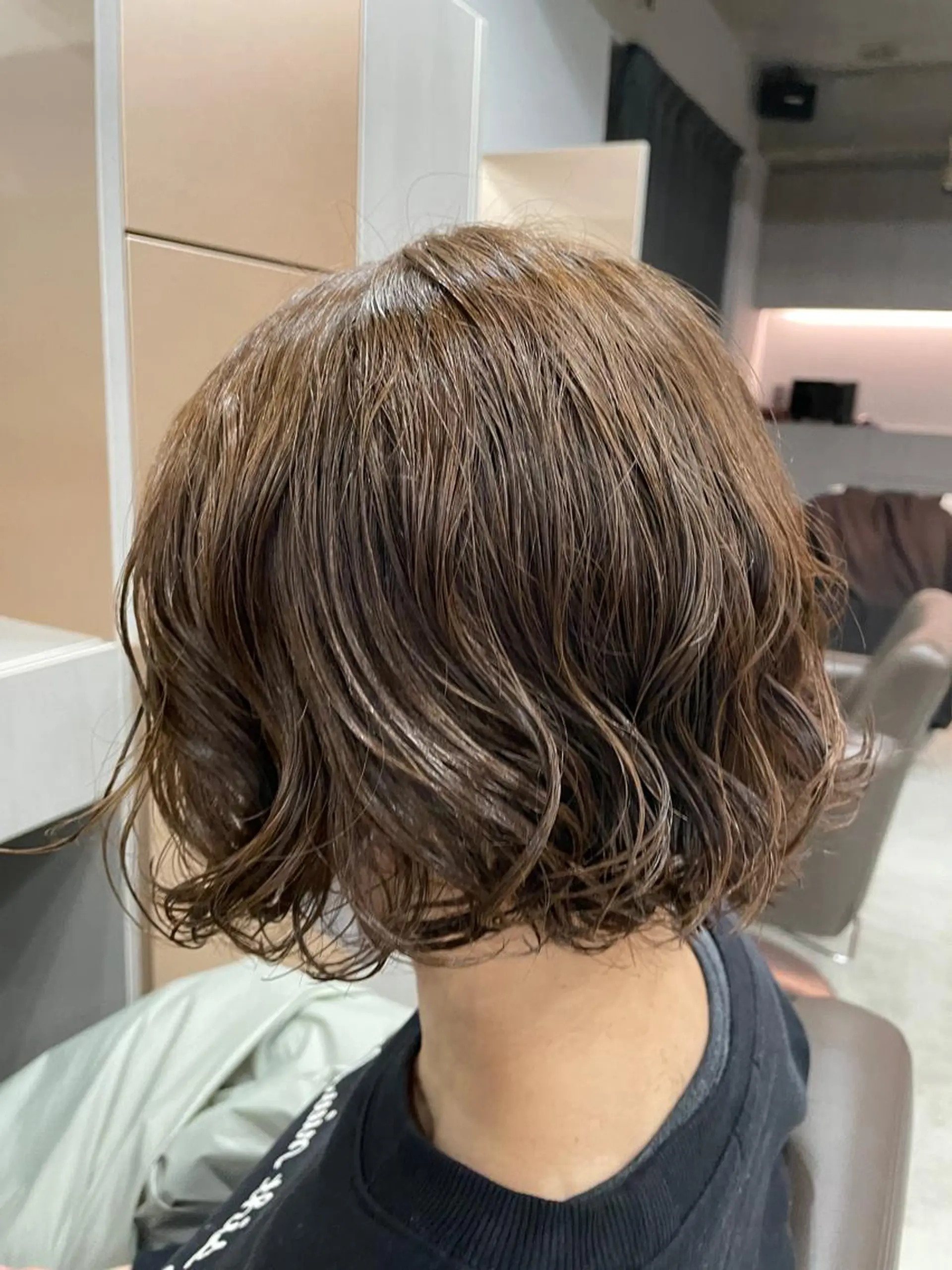 ミディアム カラー パーマ 吉田一輝 外国人パーマのヘアスタイル