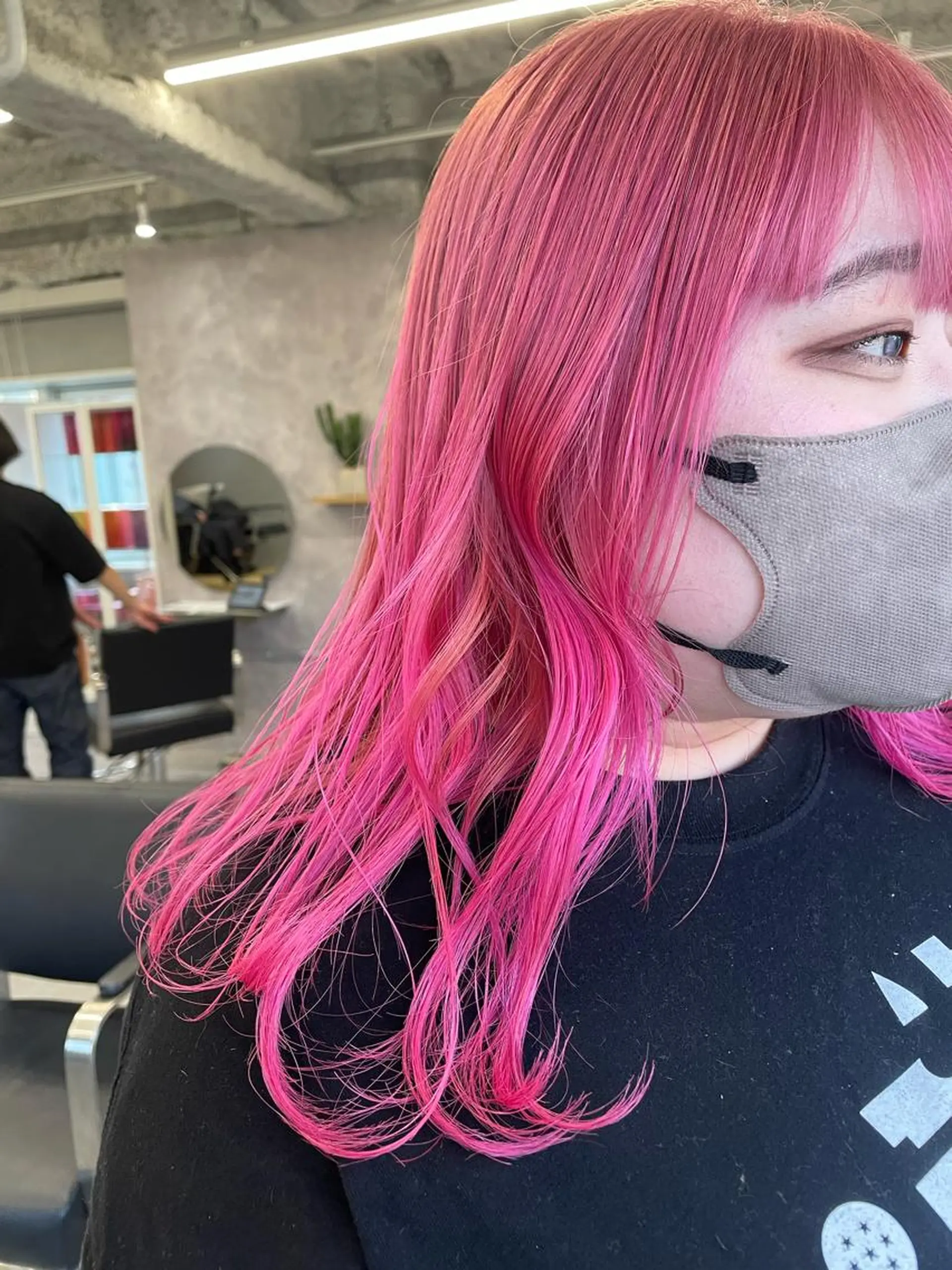 セミロング カラー yui/ layer cutのヘアスタイル