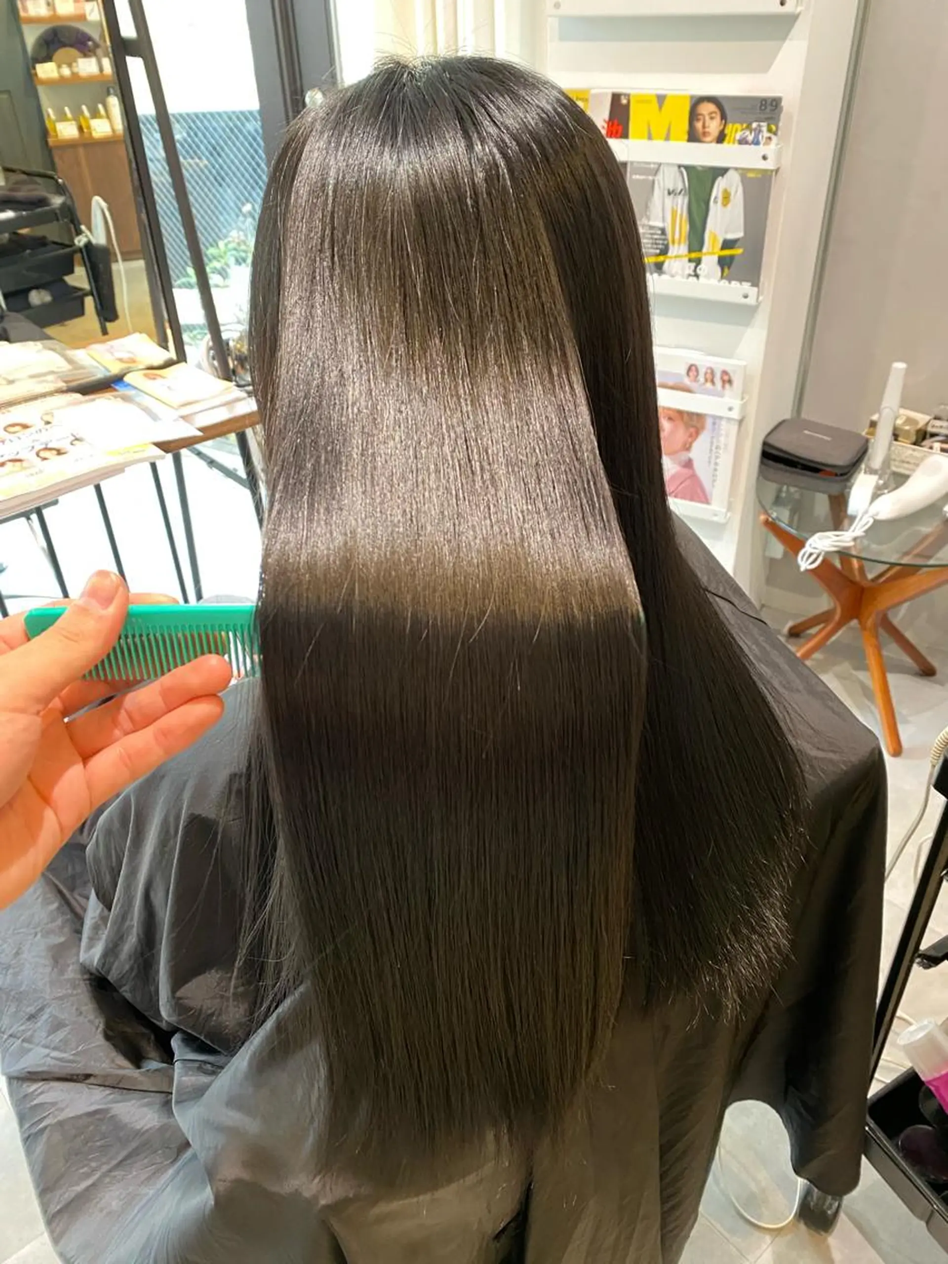 ロング SALOWIN渋谷caldo店B1所属・岐津公太 メンズ縮毛矯正のプロのヘアスタイル