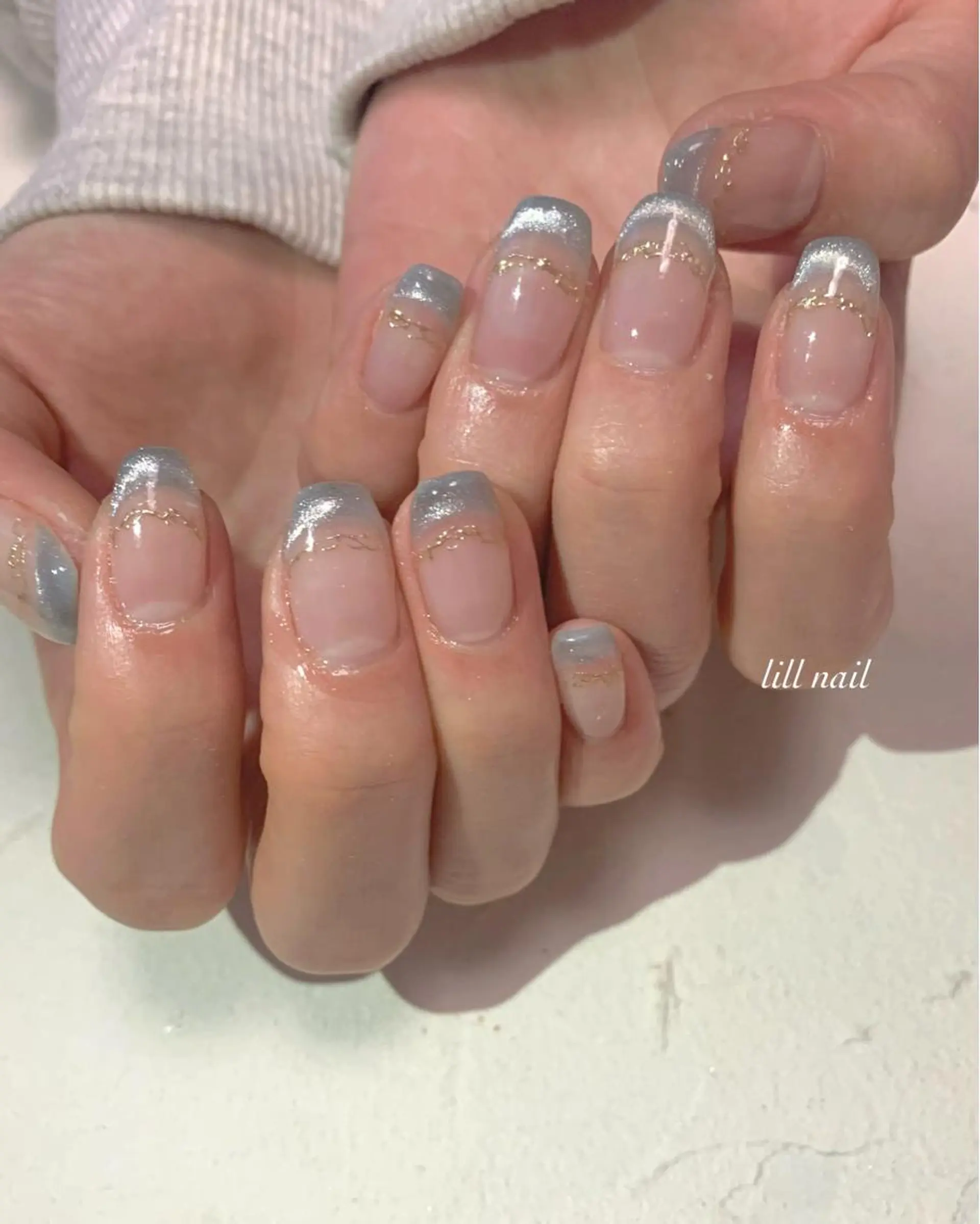 ミディアム pllia beautyのネイルデザイン