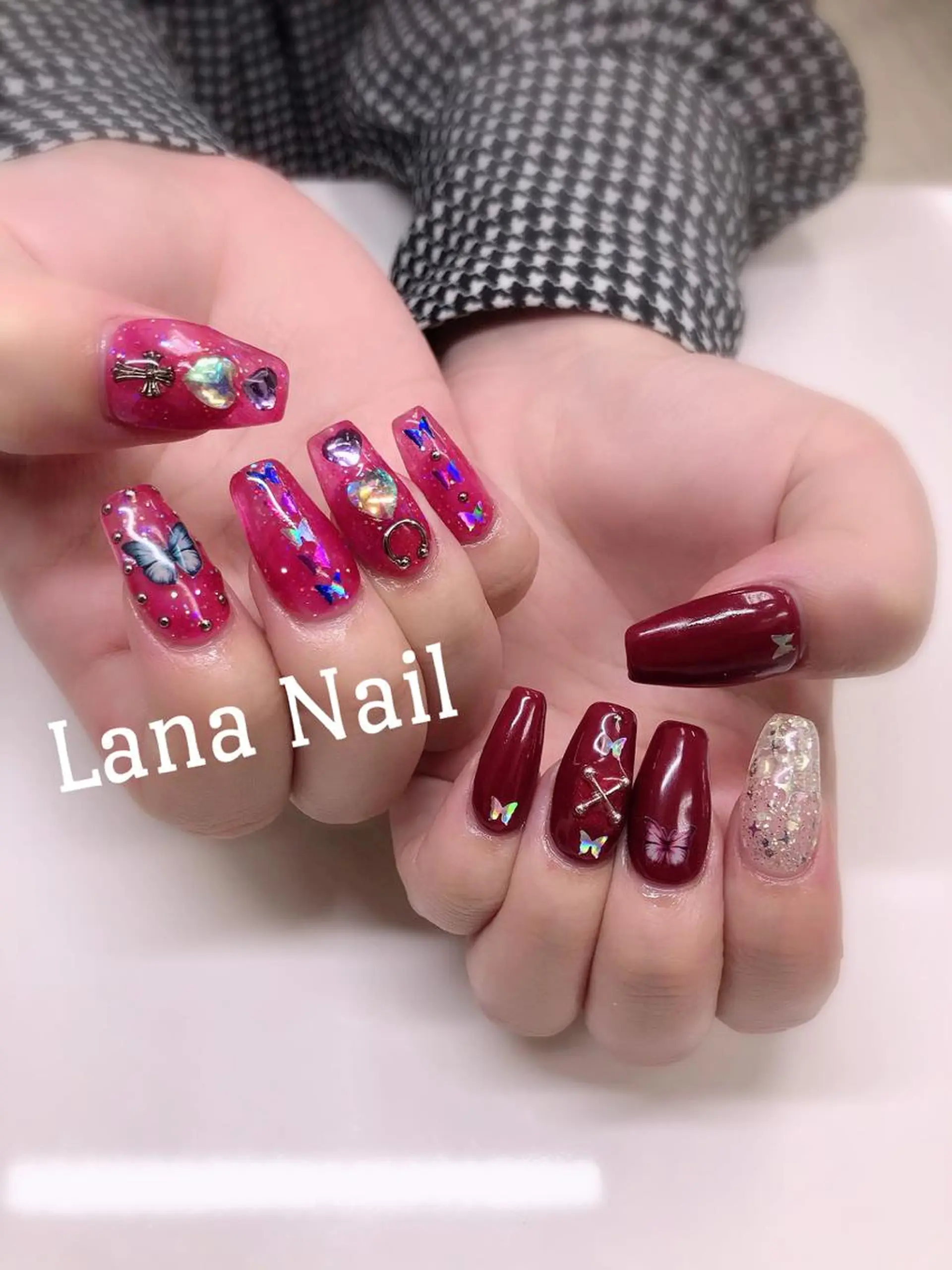 ネイル スカルプネイル Lana Nailのネイルデザイン