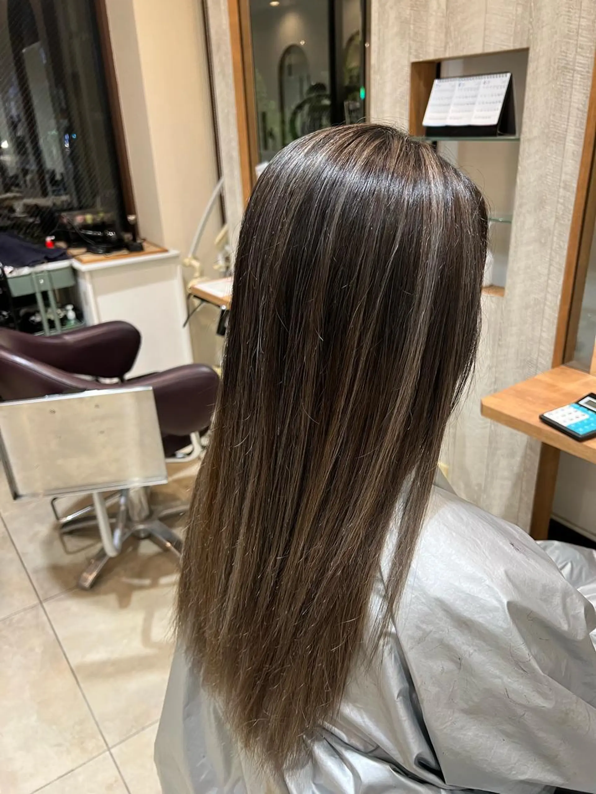 ロング 兼城 昌一郎のヘアスタイル