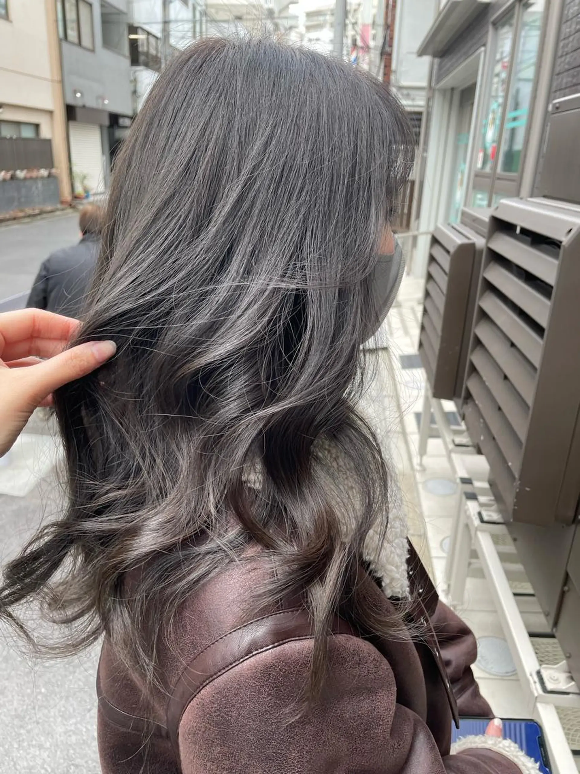 ロング カラー カット ヘアカラー 韓国×網紅ヘア 🤍りん🤍のヘアスタイル