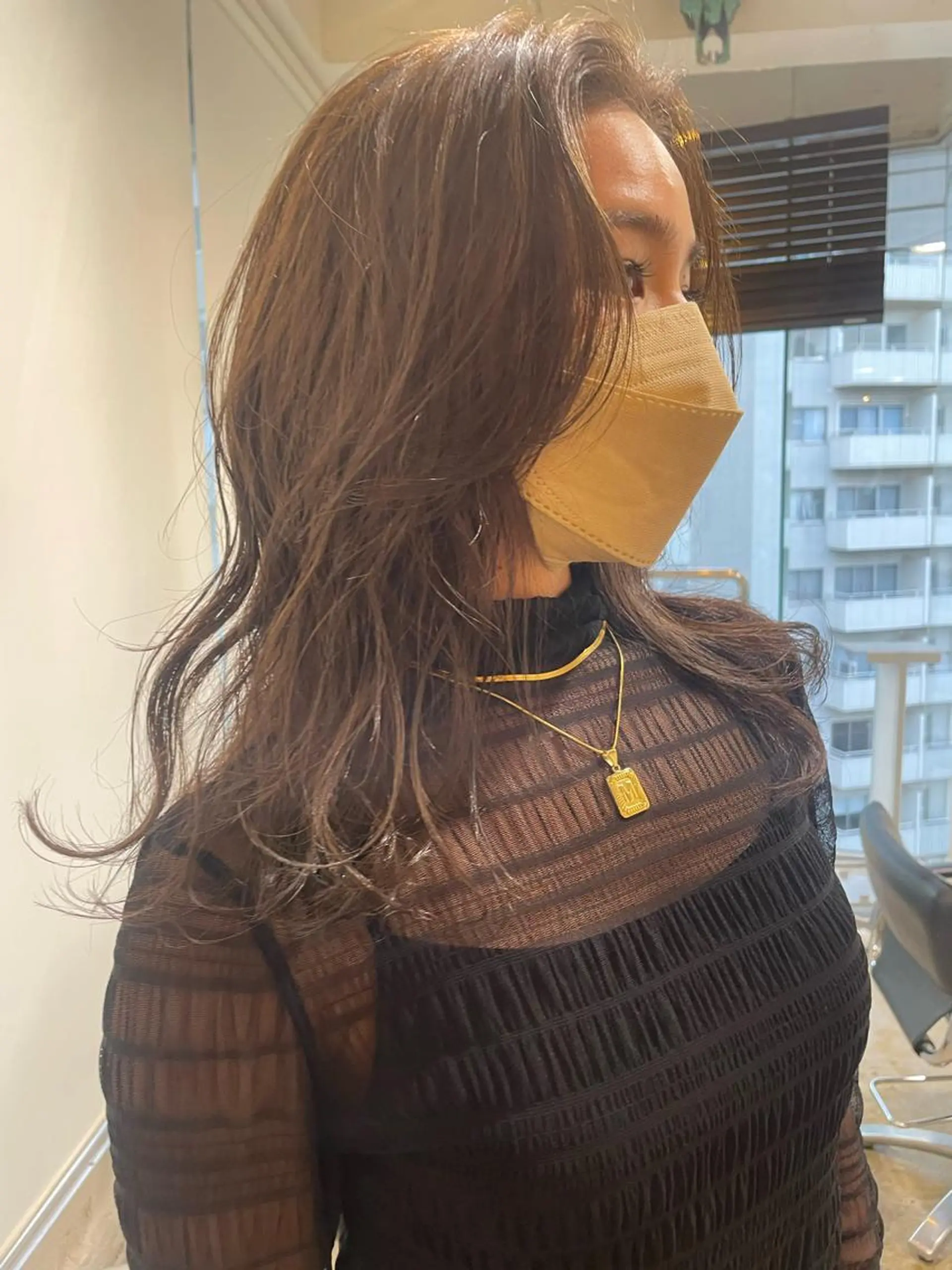 ミディアム カラー 透明感カラー カット ヘアカラー パーマ トリートメント レイヤー／似合わせ TAKUYAのヘアスタイル