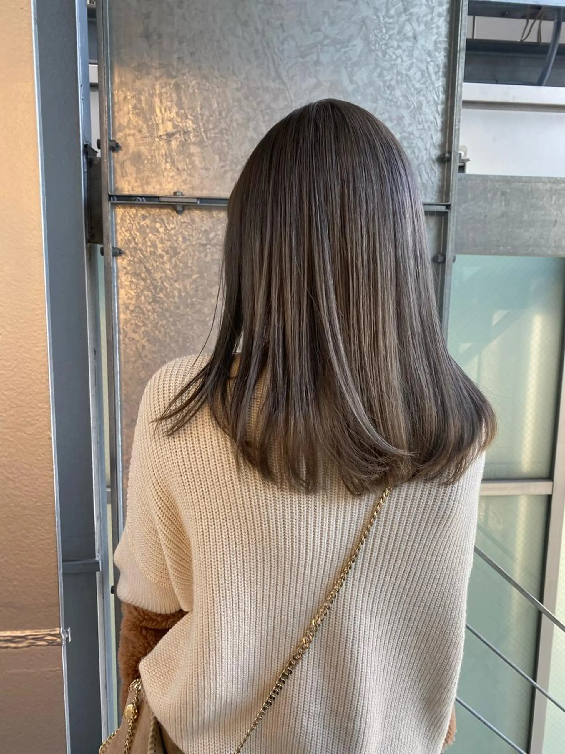 セミロング カラー bnd_bnd アイのヘアスタイル