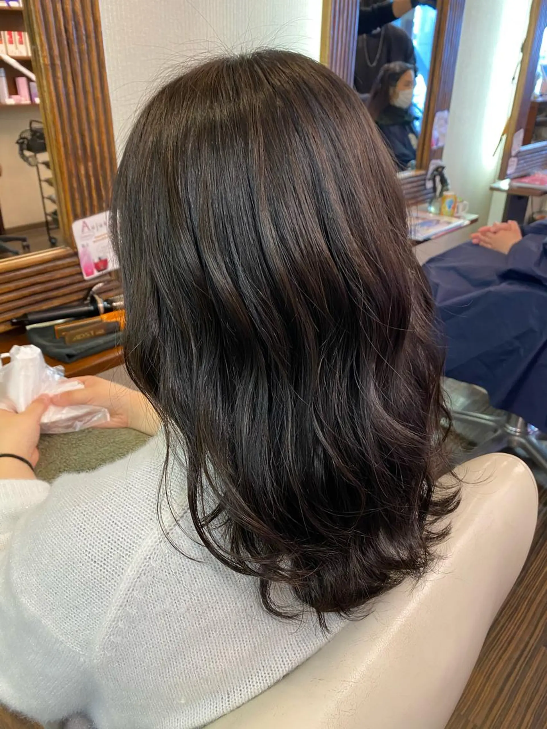 セミロング カラー ヘアアレンジ 加藤 瑠美のヘアスタイル