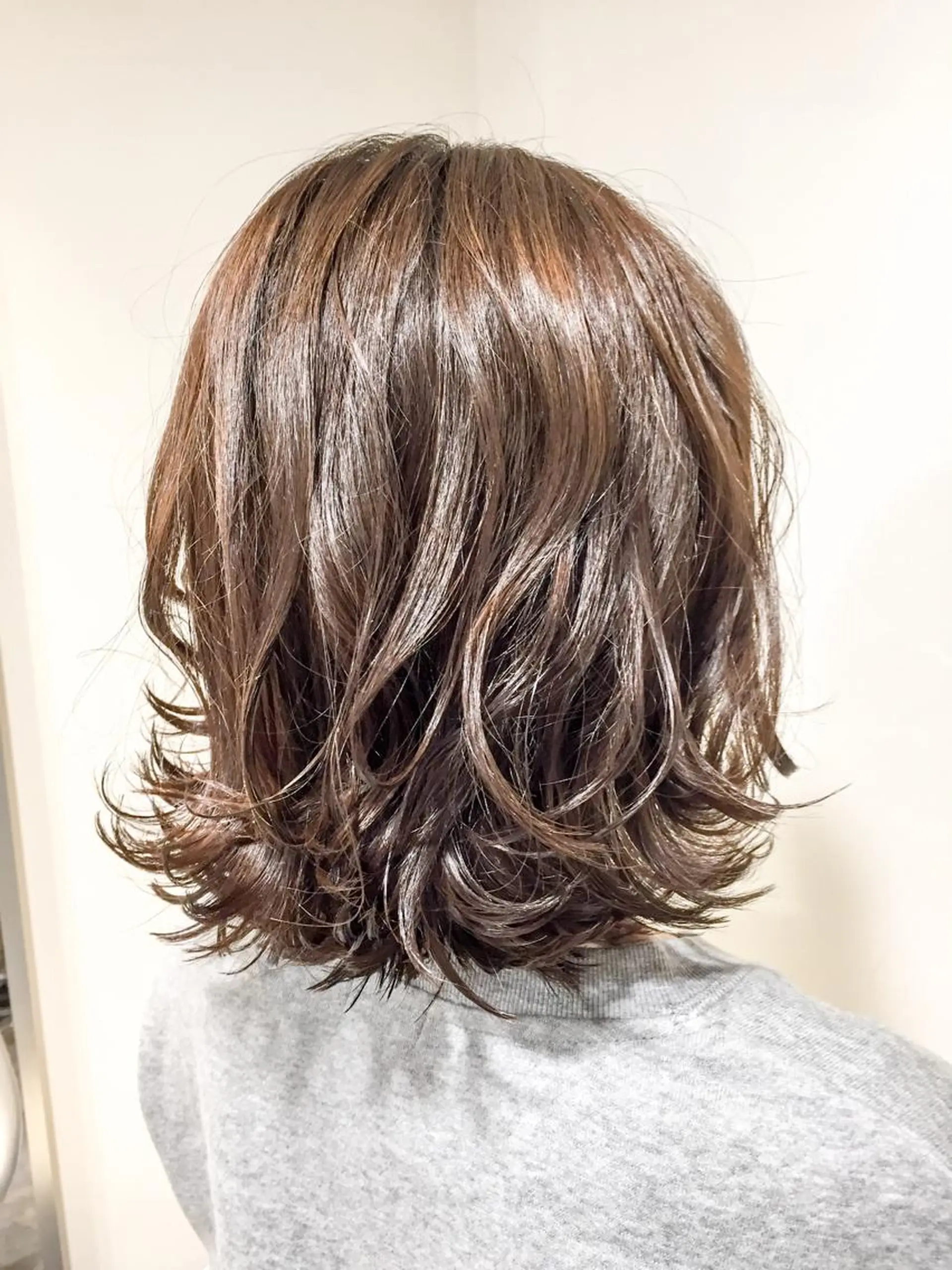ミディアム カラー 桐谷 一史のヘアスタイル