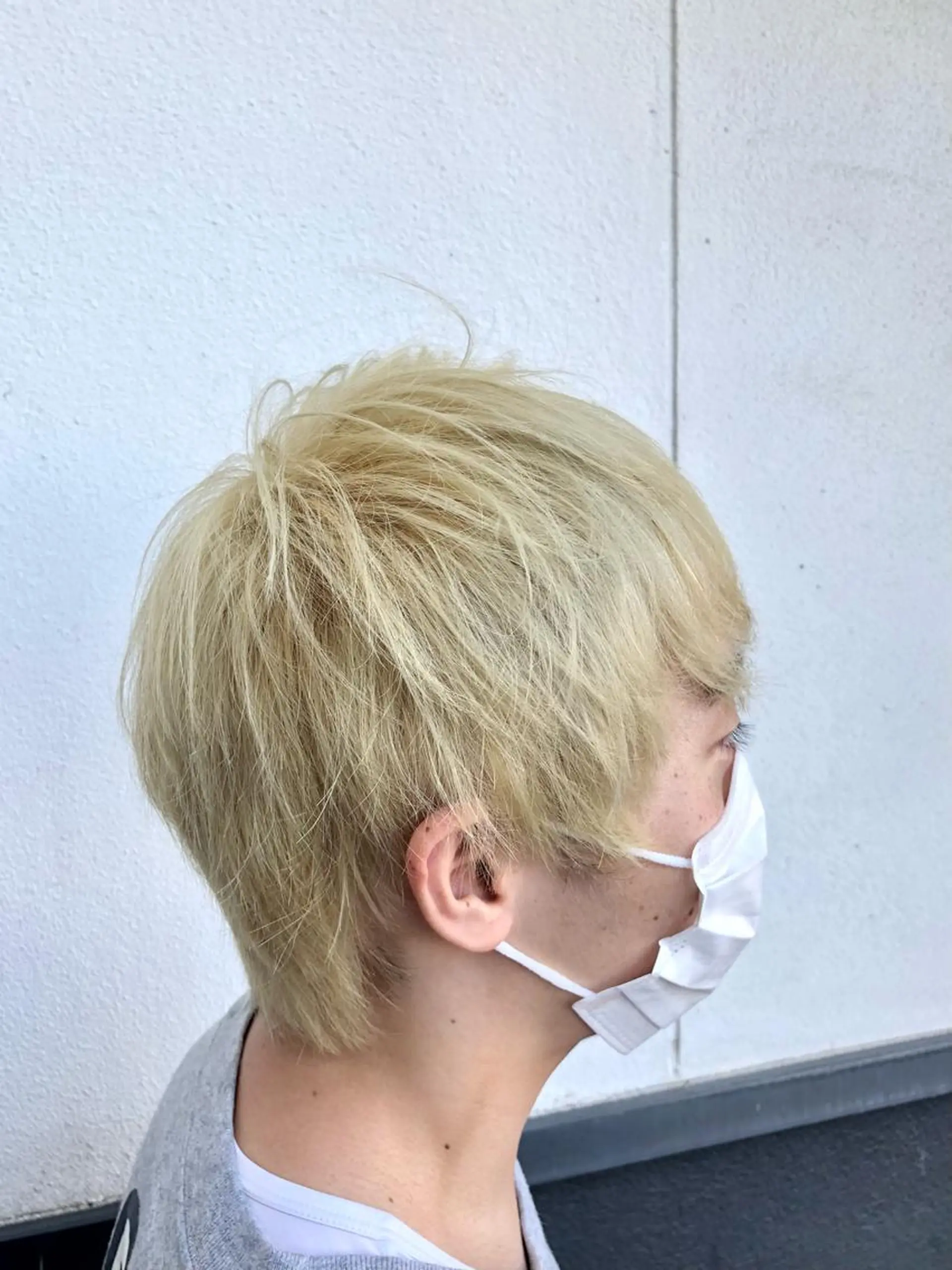 カラー メンズ メンズブリーチ ブリーチ ブロンド 滝沢 智希のヘアスタイル