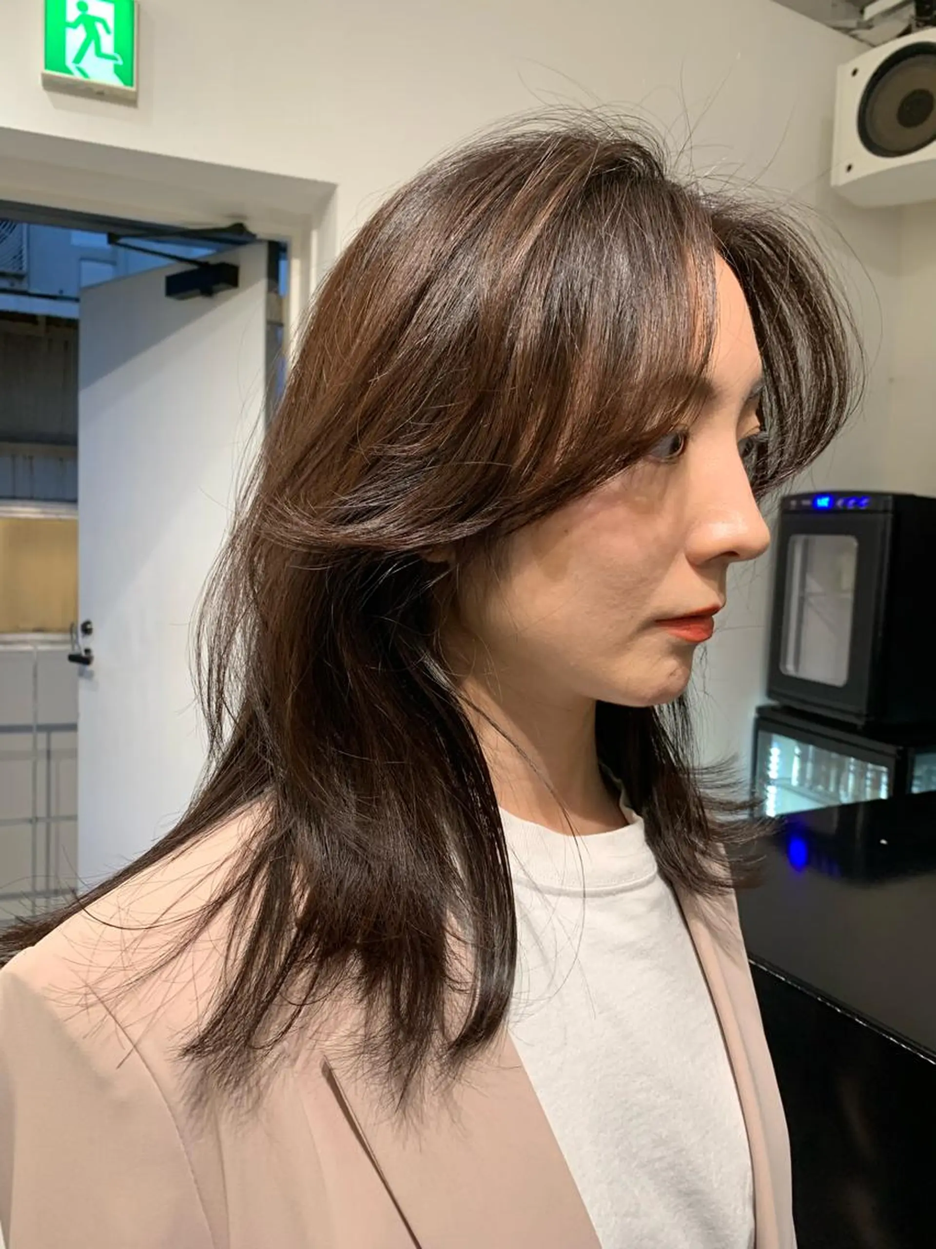 セミロング カラー カット ヘアカラー レイヤーカット/艶髪 ✨💭KIRARIのヘアスタイル