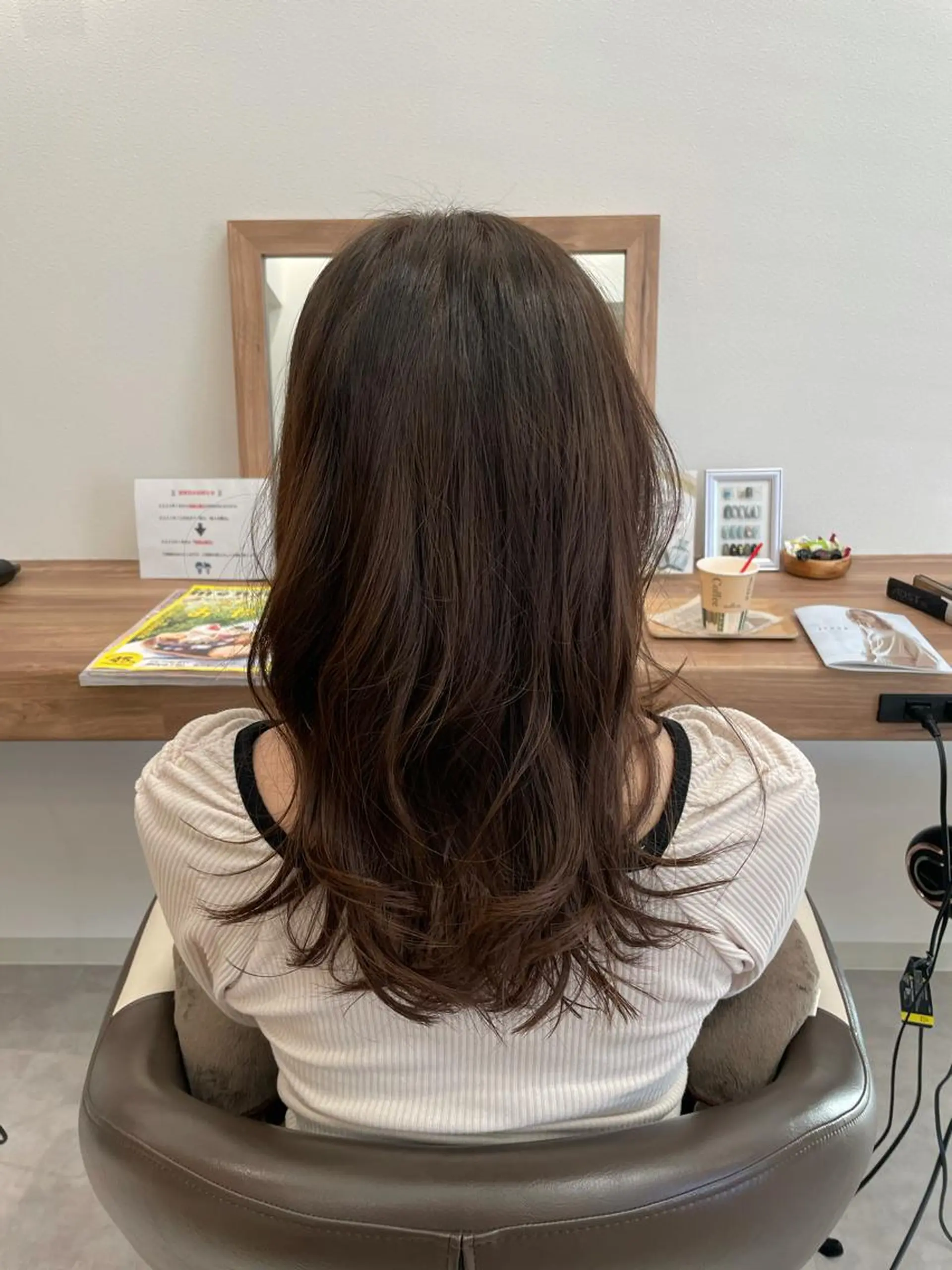 ロング 山越 美裕樹のヘアスタイル