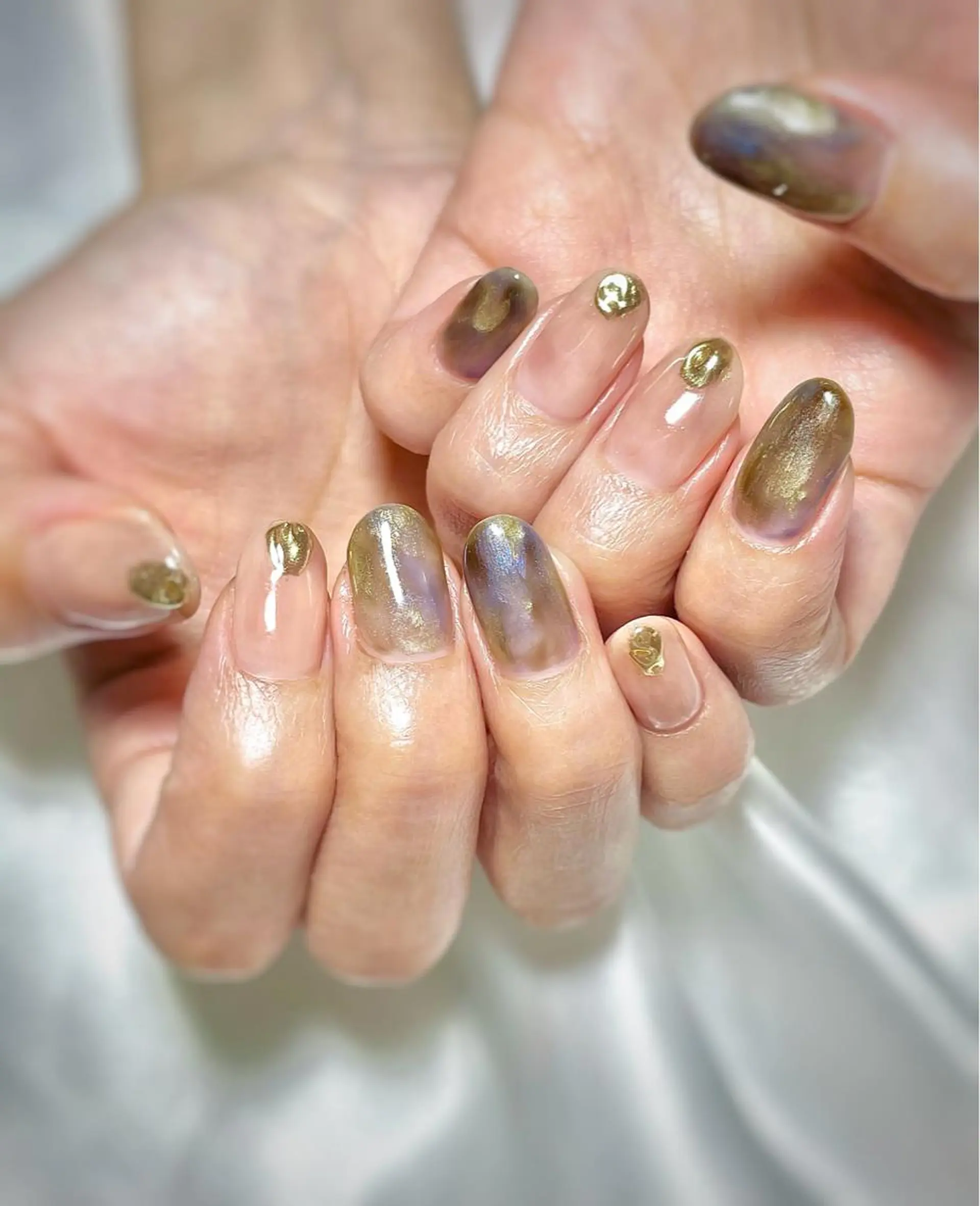 ネイル ニュアンスネイル ハンドネイル beauty salonM&Iのネイルデザイン