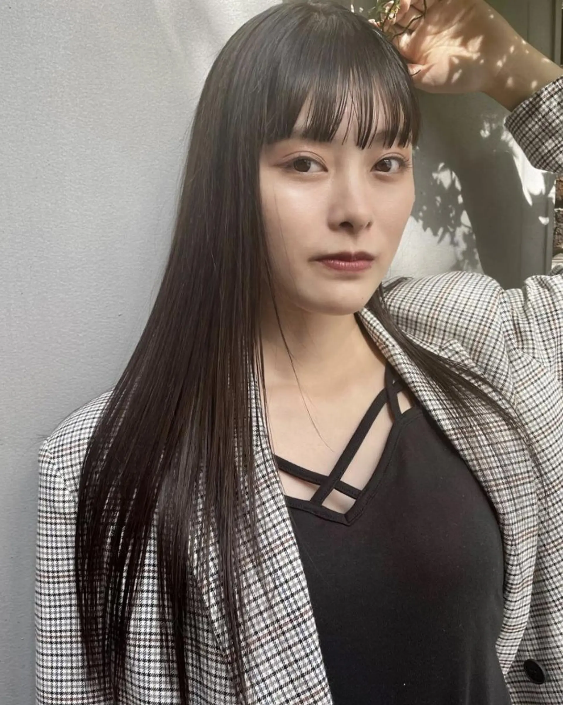 ロング カラー 透明感カラー 小顔カット 縮毛矯正 カラー/レイヤー/ 髪質改善/PAAQのヘアスタイル