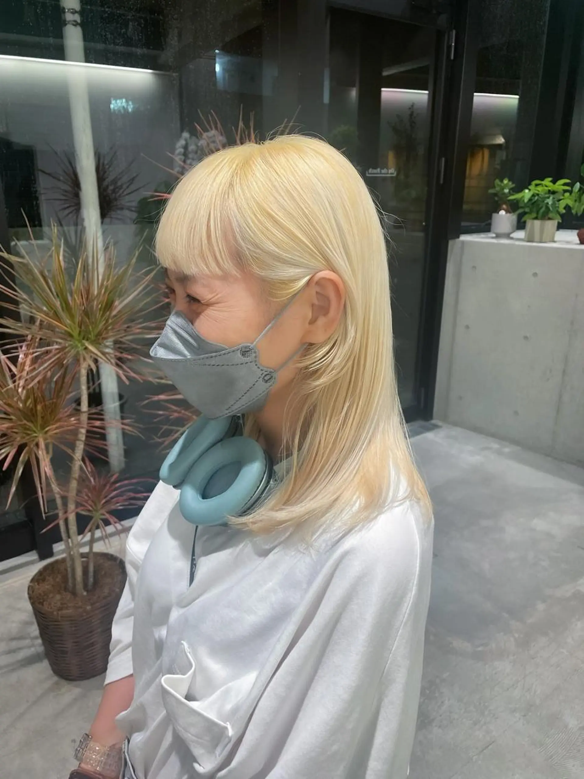 ショート カラー ヘアアレンジ ミニボブ/ブリーチ 🌈MISATOのヘアスタイル