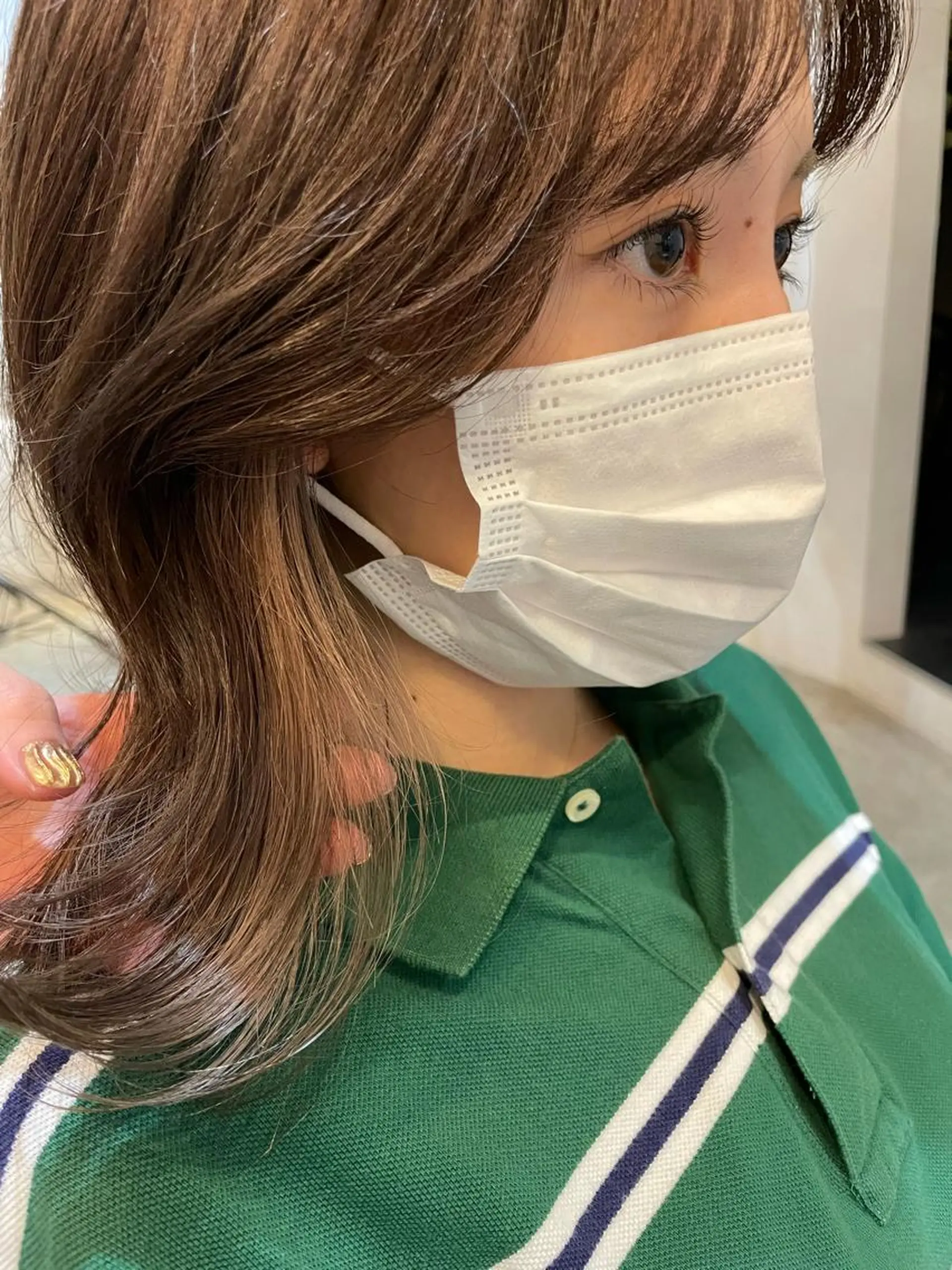 ミディアム 宮下 祐香のヘアスタイル