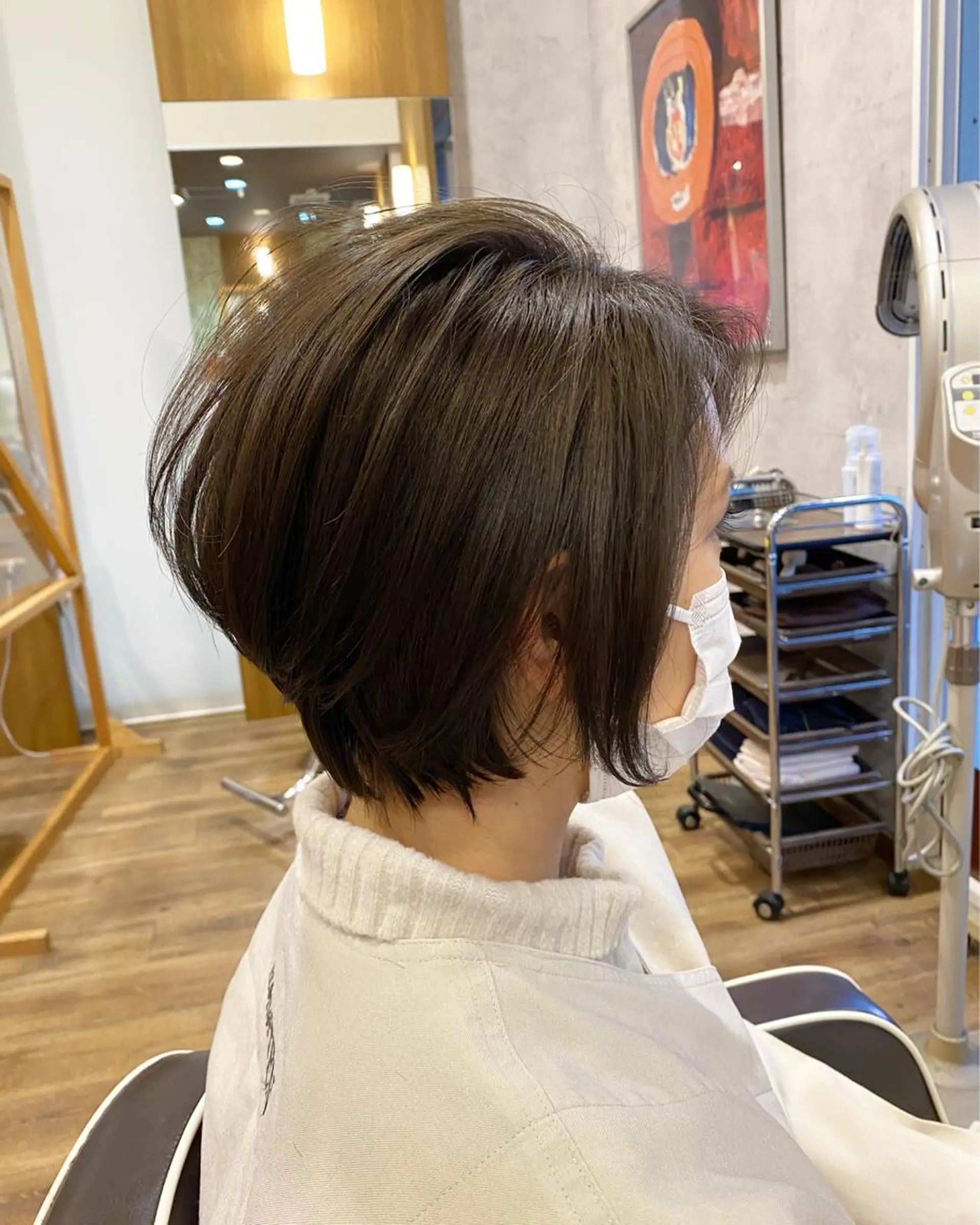ショート カラー パーマ 🌼大人美人ショート 佐藤慎哉🌼のヘアスタイル
