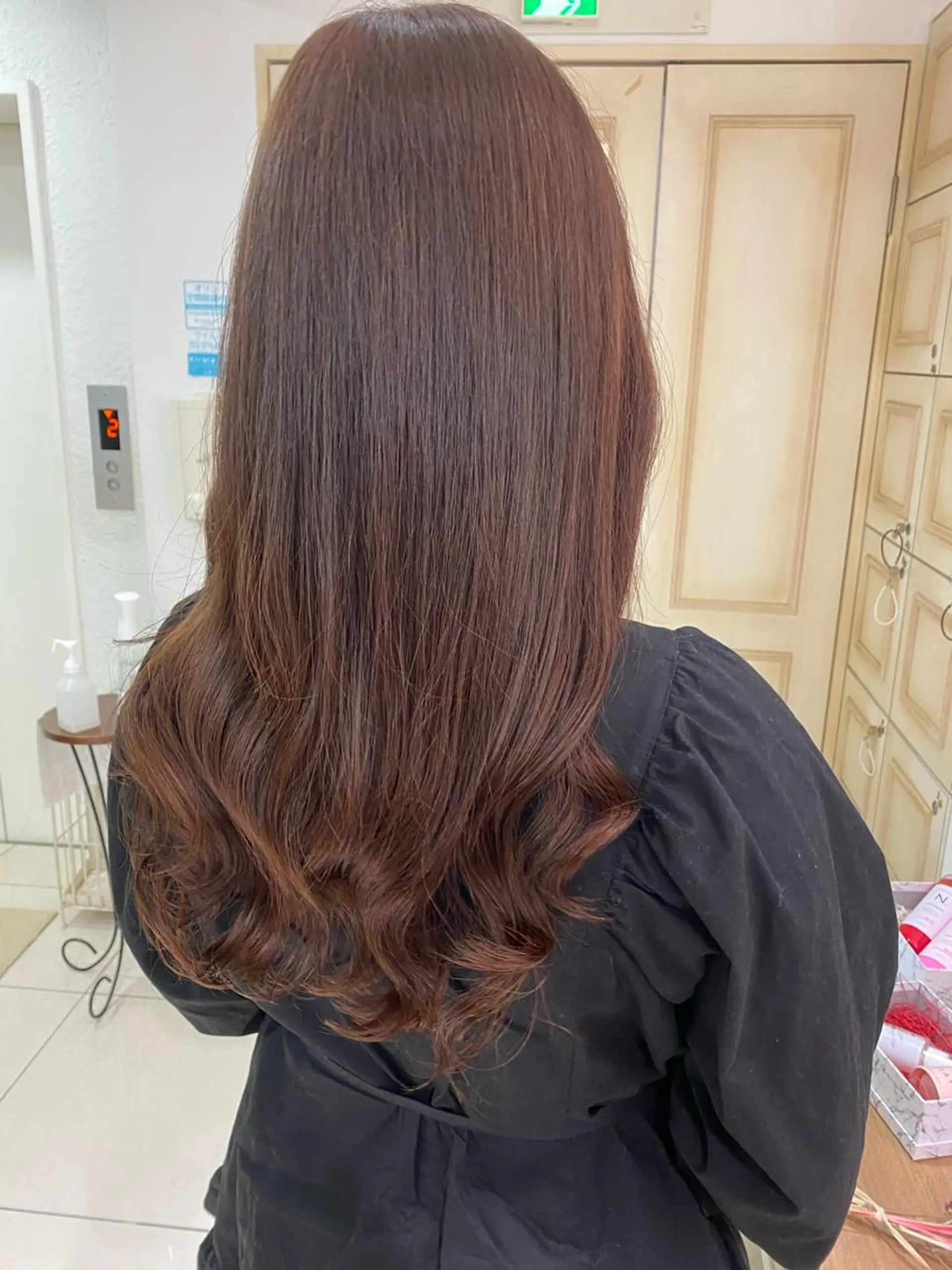 ロング カラー ヘアアレンジ 透明感カラー 古山 結季🌙🖤のヘアスタイル