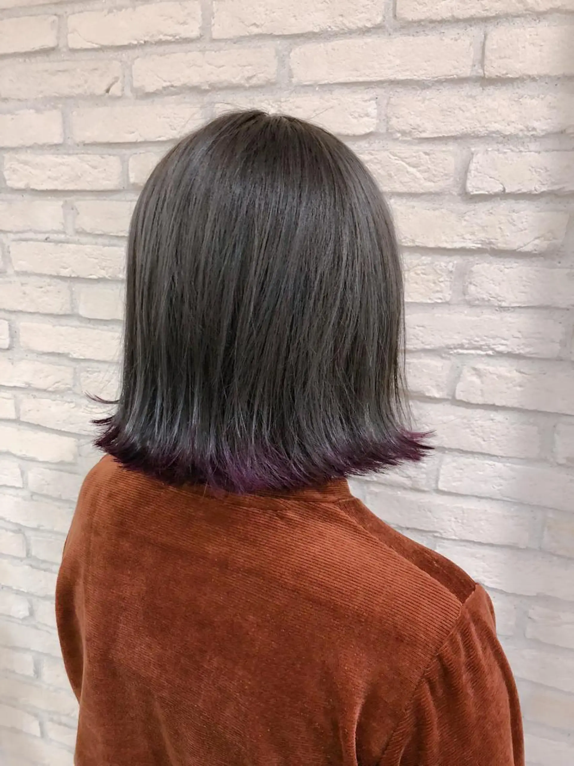 ミディアム カラー ピンクカラー HAUS 片山みほのヘアスタイル
