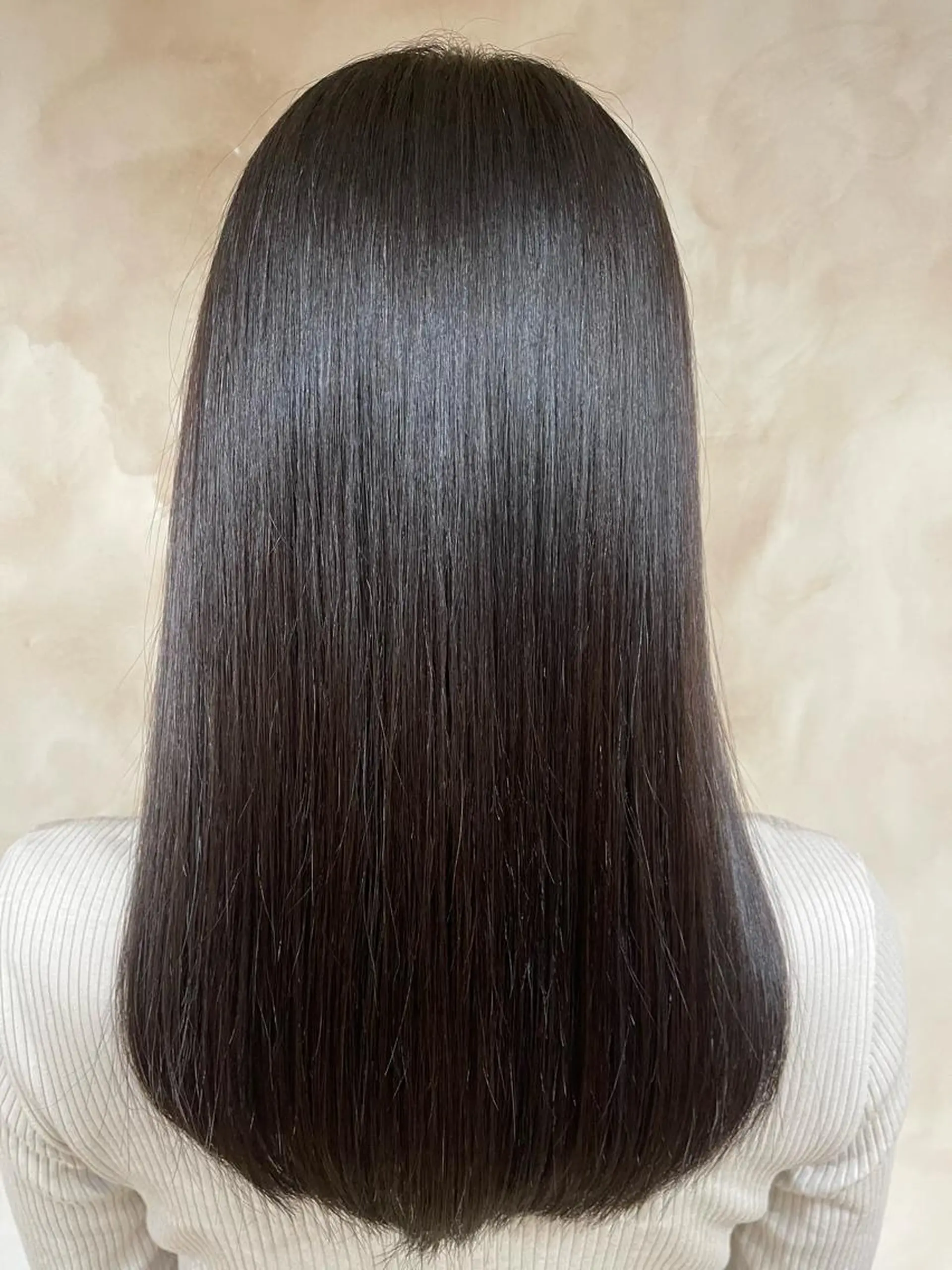 セミロング 髪質改善 縮毛矯正 カット 縮毛矯正 antica YOSHIのヘアスタイル