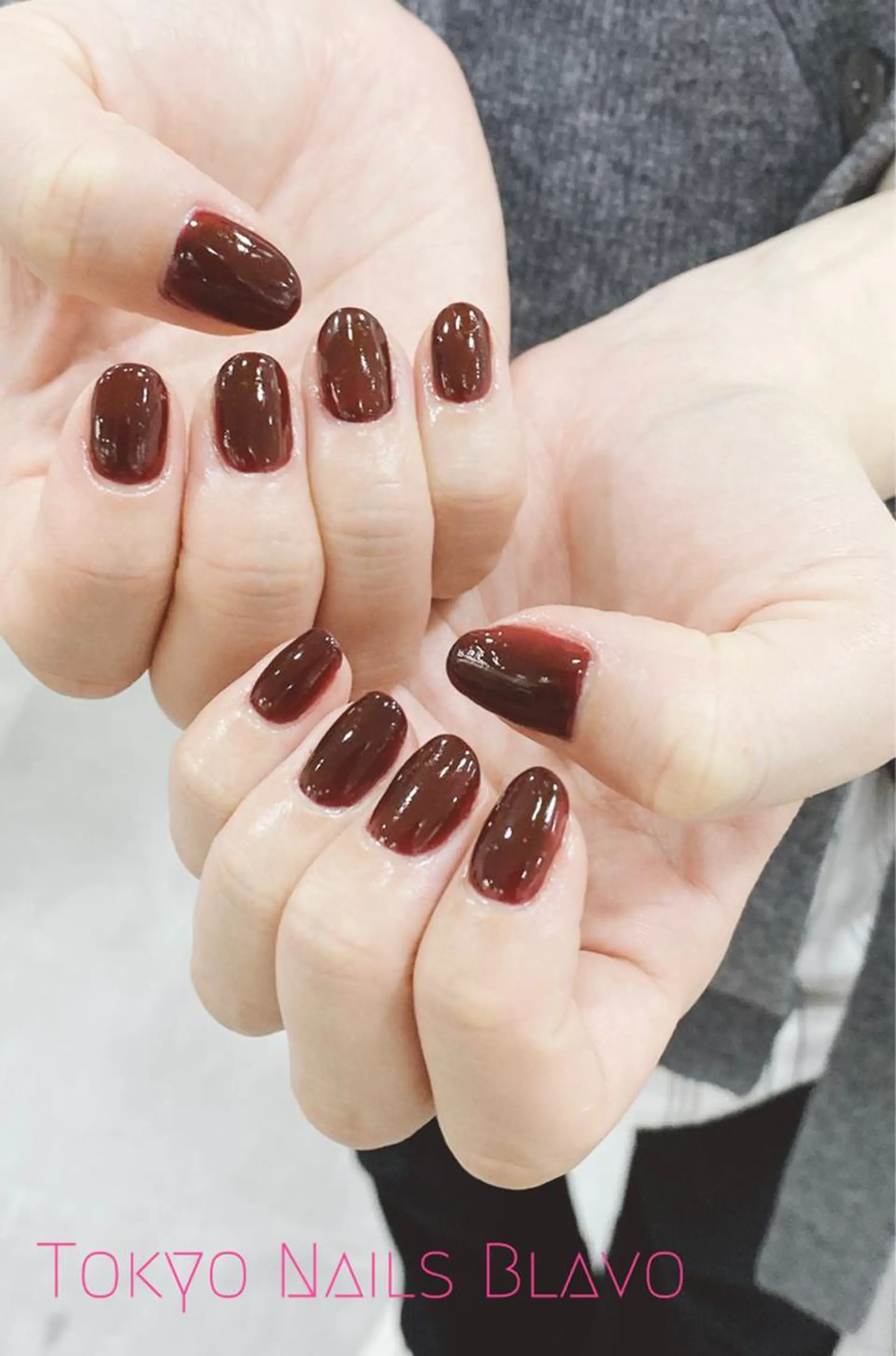 ネイル ワンカラーネイル T.N.B 山本陽子のネイルデザイン