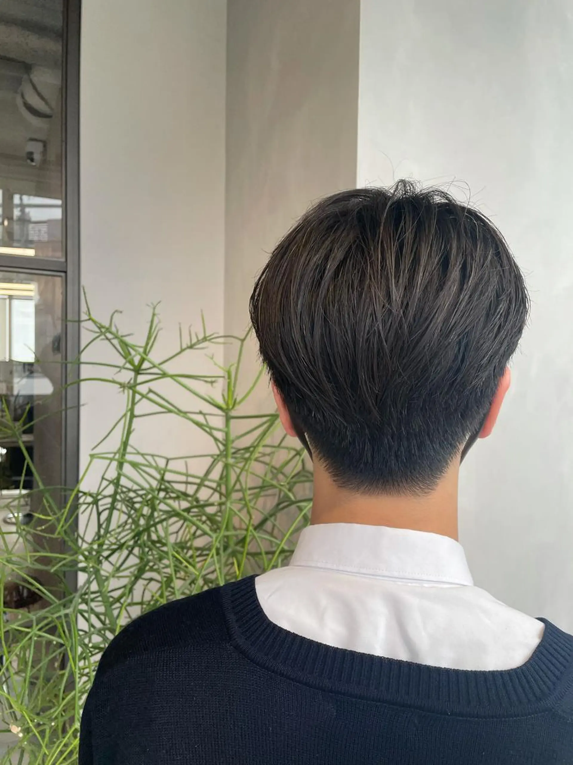 ショート メンズ 渋谷レイヤーカット/ 暖色艶カラー🩵高橋のヘアスタイル